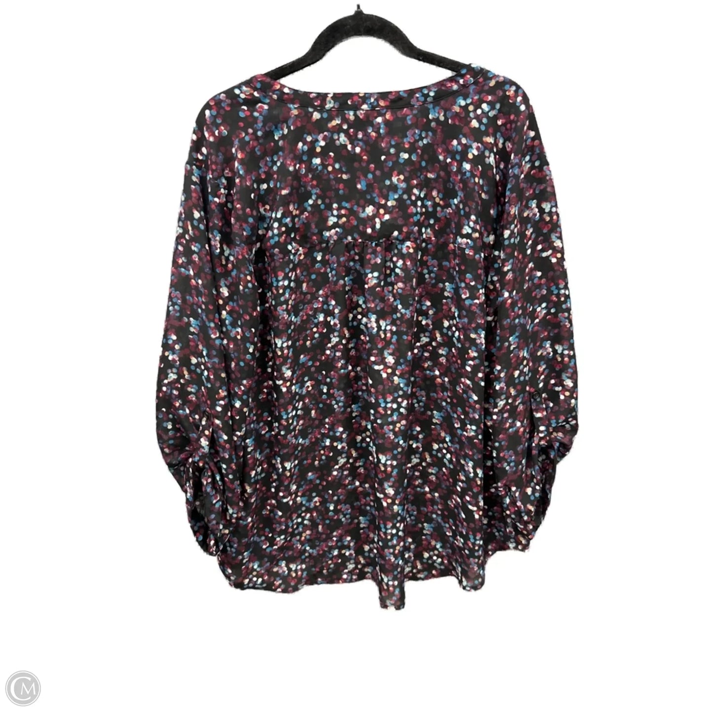 Top Long Sleeve By Maurices In Black, Size: 3x