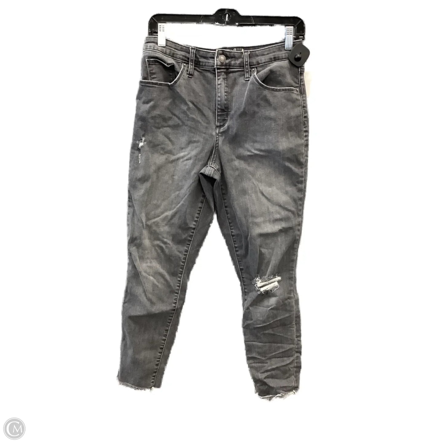 Jeans Skinny By Universal Thread In Black Denim, Size: 10p