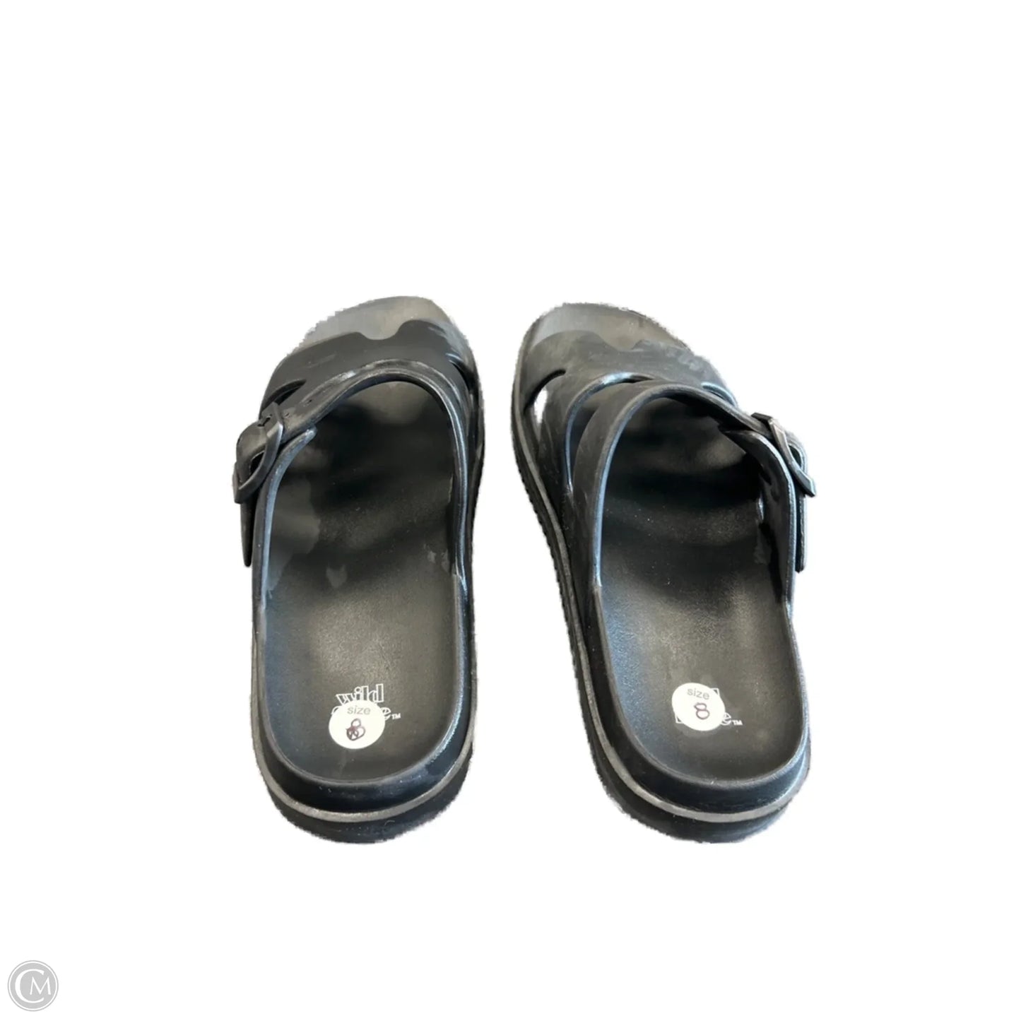 Sandals Flats By Wild Fable In Black, Size: 8