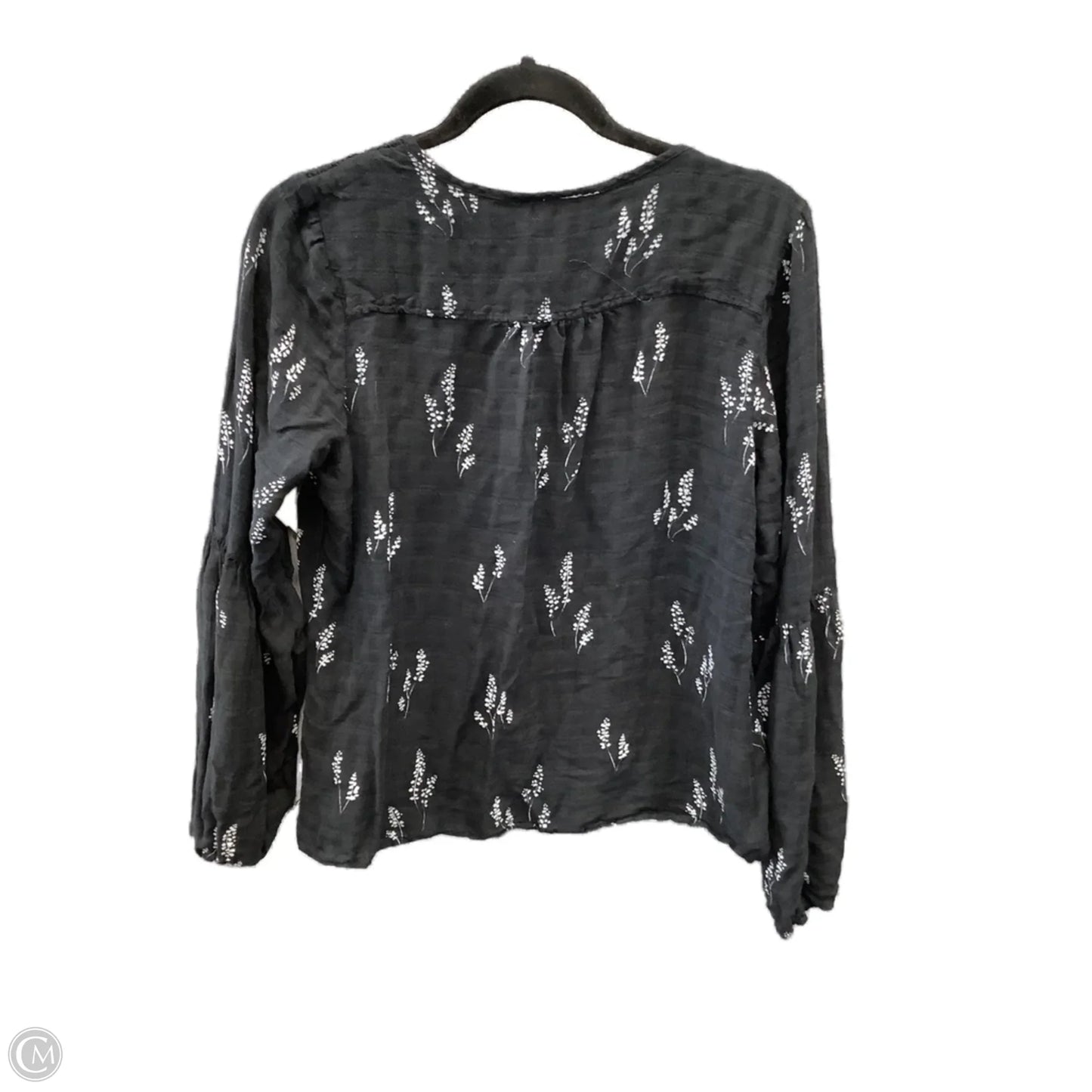 Top Long Sleeve By Universal Thread In Black, Size: M