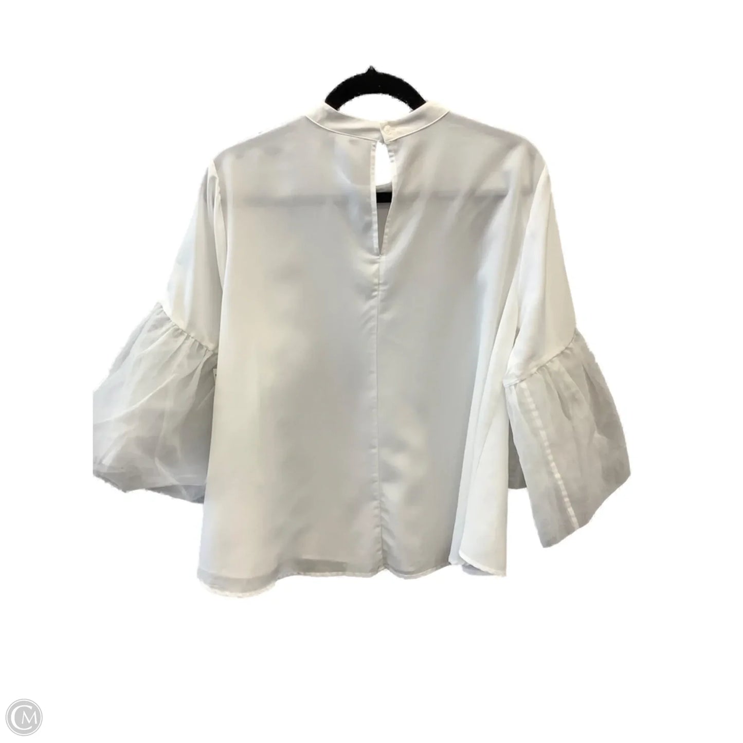 Blouse 3/4 Sleeve By A New Day In White, Size: Xxl