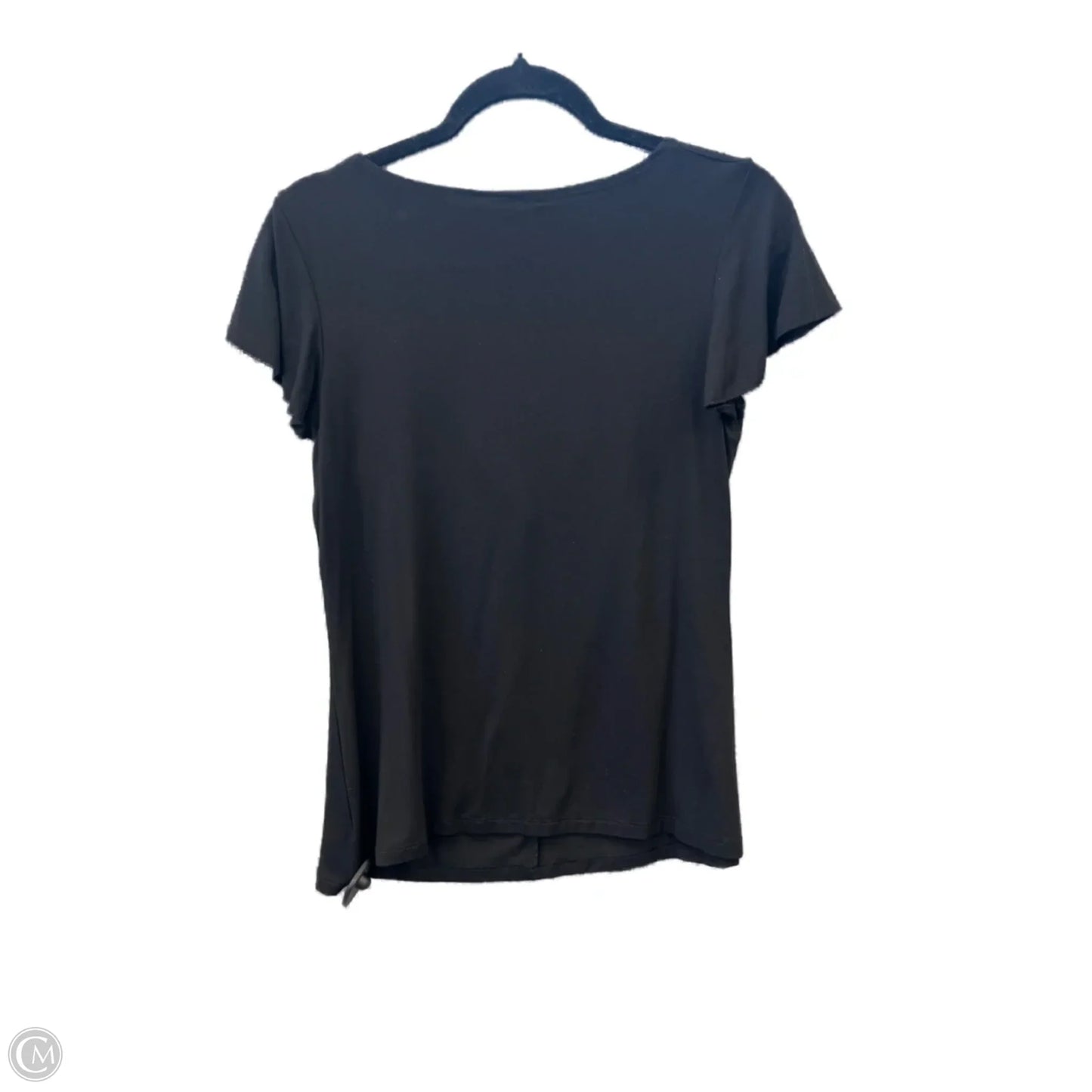 Top Short Sleeve By Style And Company In Black, Size: M