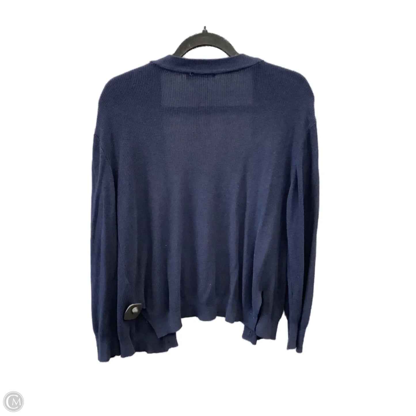 Cardigan By Clothes Mentor In Navy, Size: L