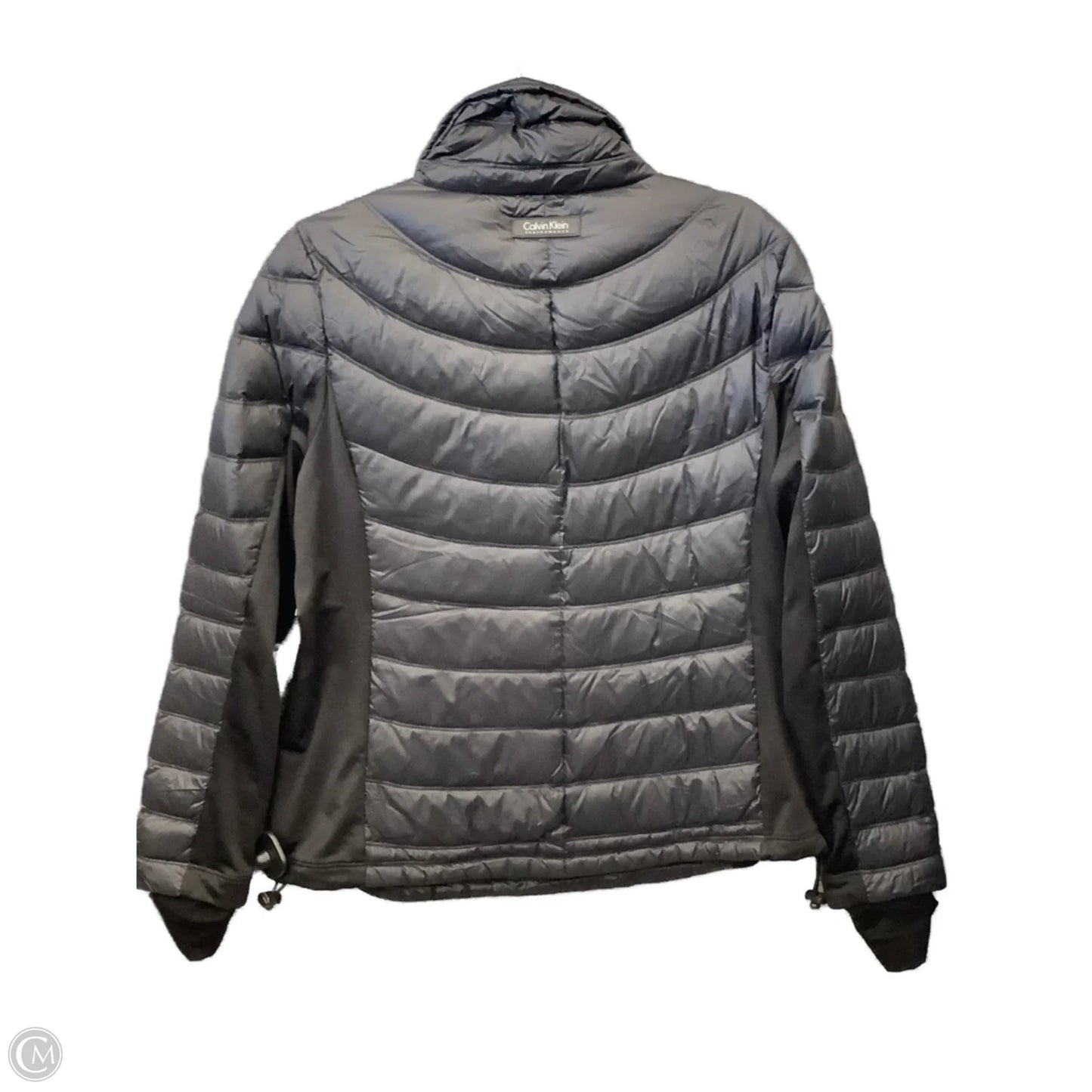 Jacket Puffer & Quilted By Calvin Klein Performance In Black, Size: L