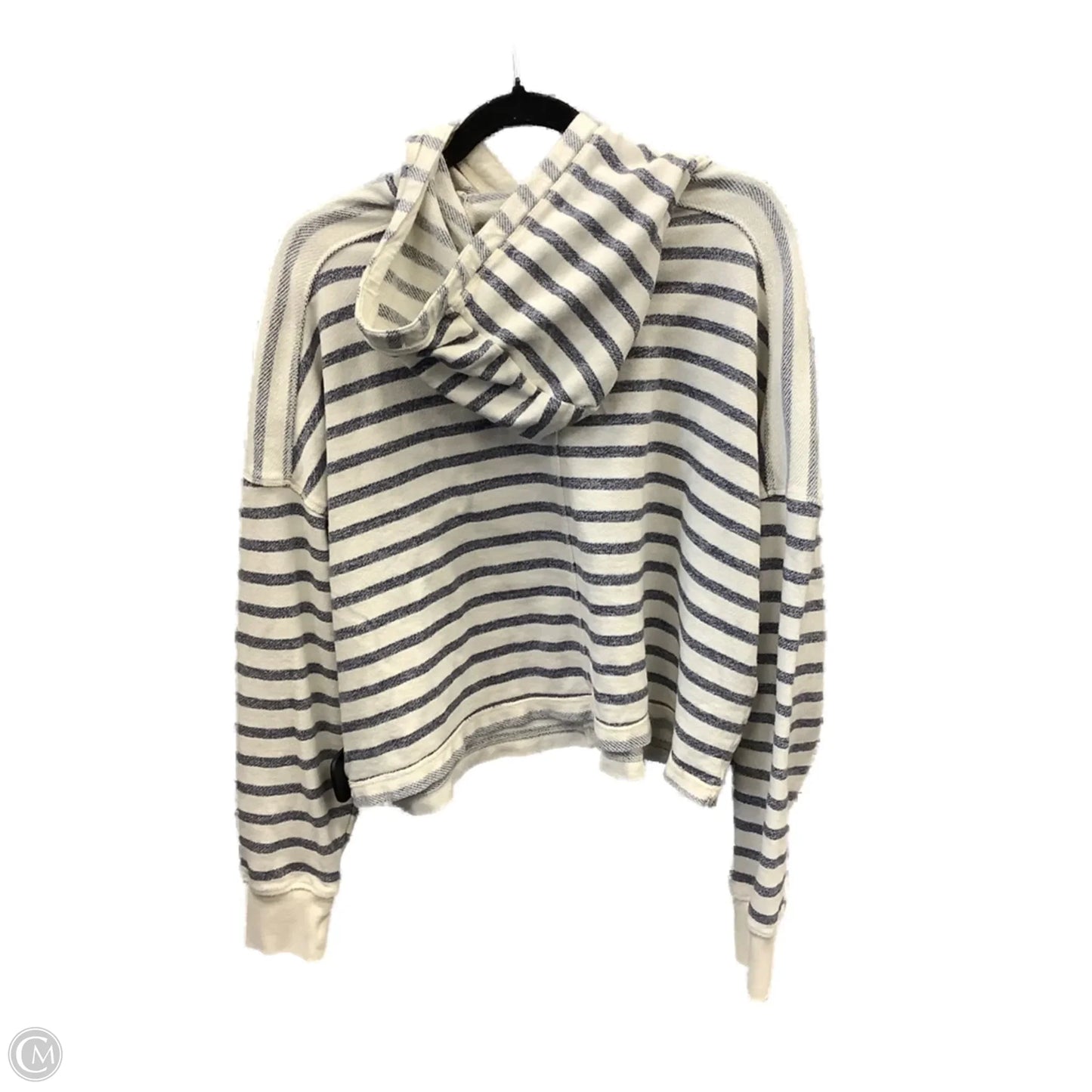 Sweatshirt Hoodie By Nautica In White, Size: L