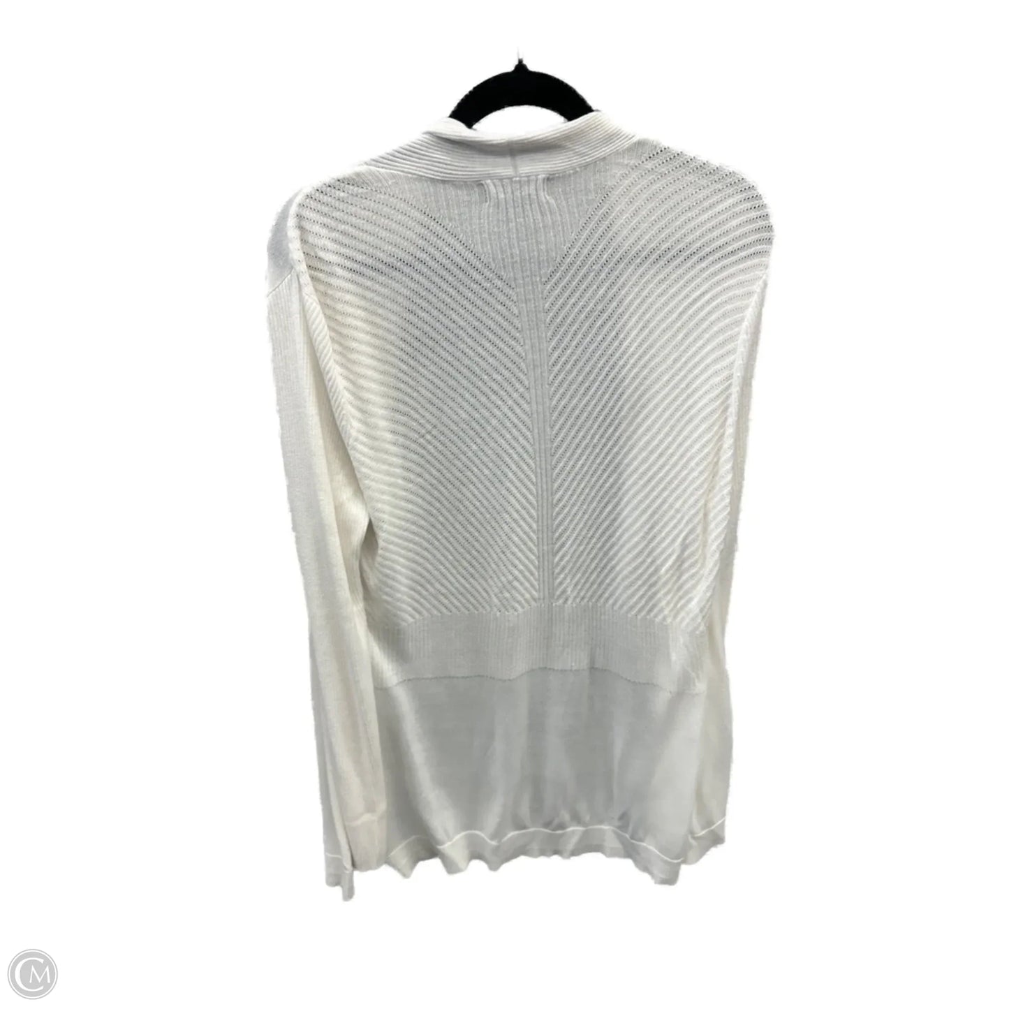 Cardigan By Liz Claiborne In White, Size: L