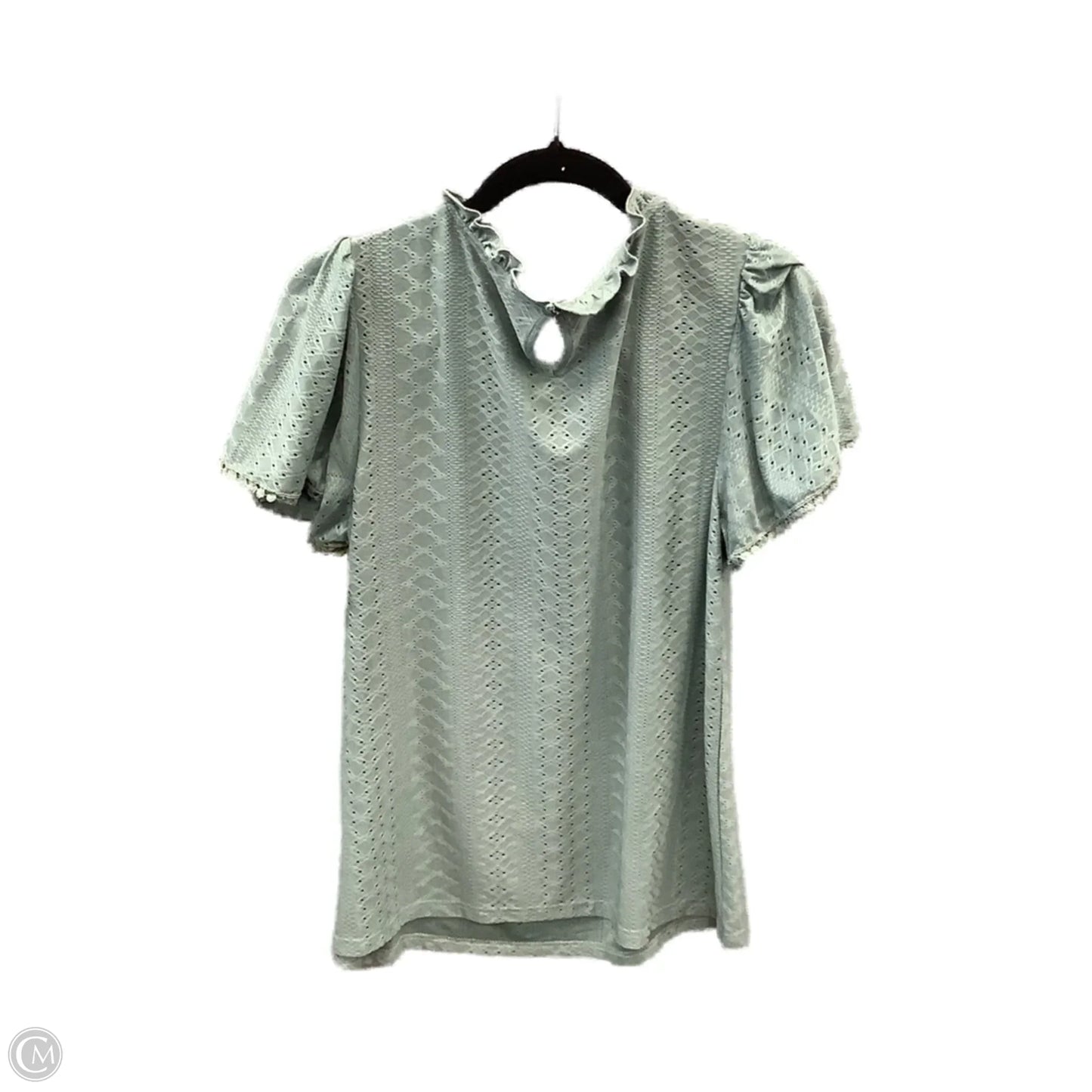 Top Short Sleeve By Clothes Mentor In Green, Size: M