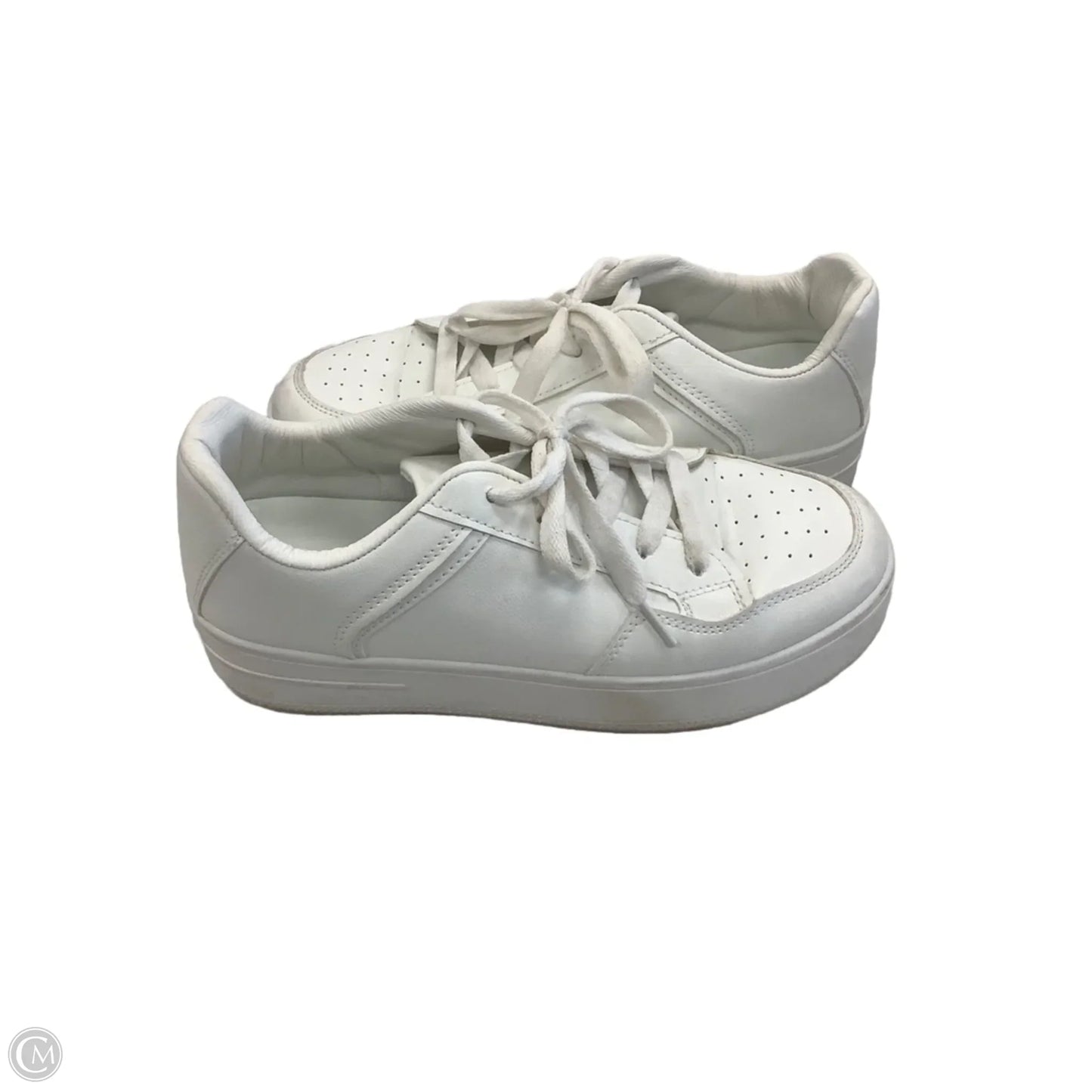 Shoes Sneakers By Cme In White, Size: 7.5