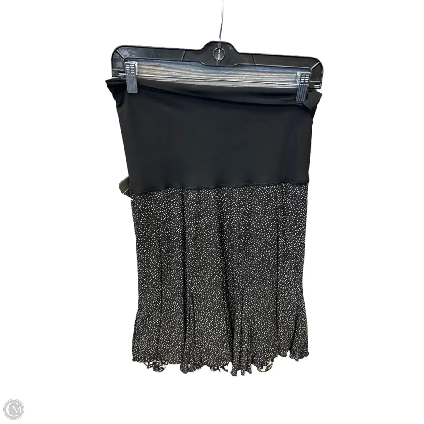 Skirt Midi By Cabi In Black & White, Size: 10