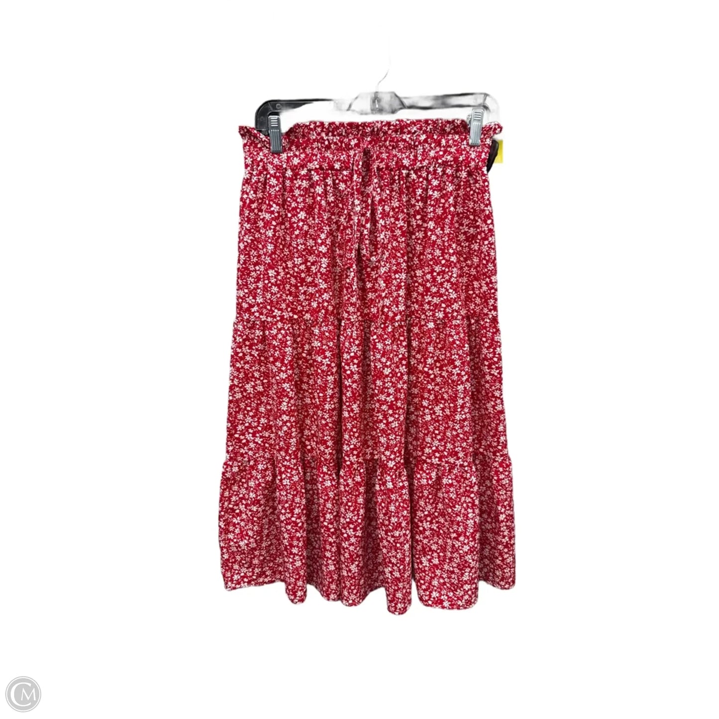 Skirt Midi By Clothes Mentor In Red, Size: 8