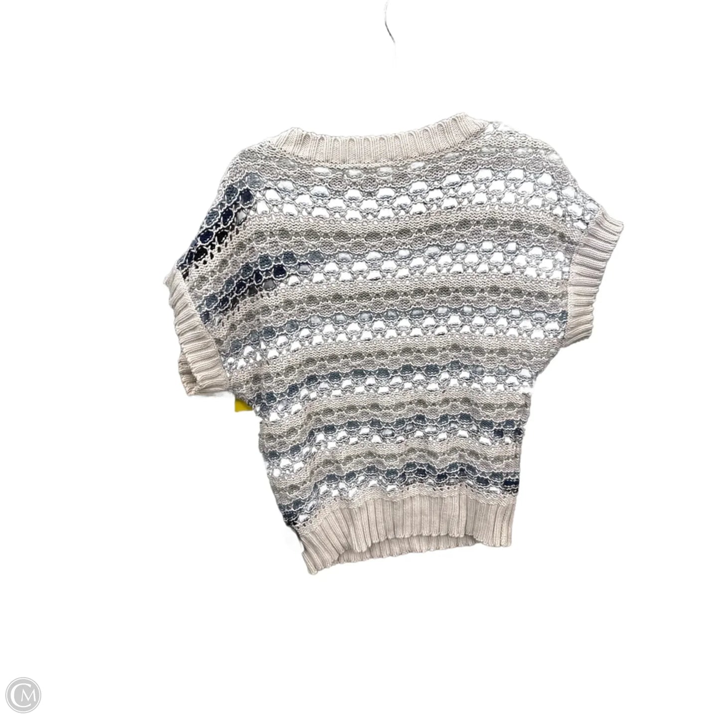 Sweater Short Sleeve By Nine West Apparel In Multi-colored, Size: M