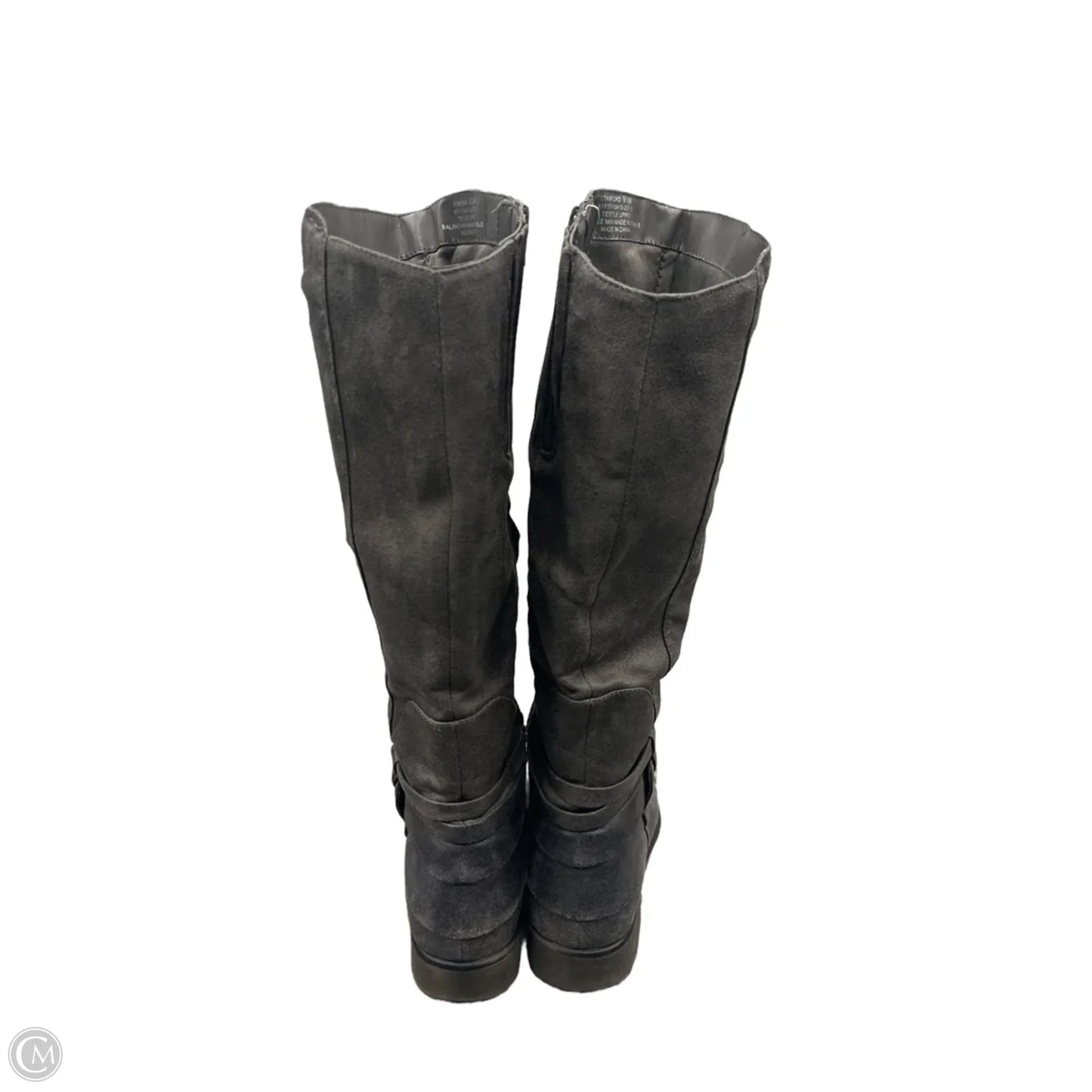 Boots Knee Flats By Bare Traps In Grey, Size: 9.5