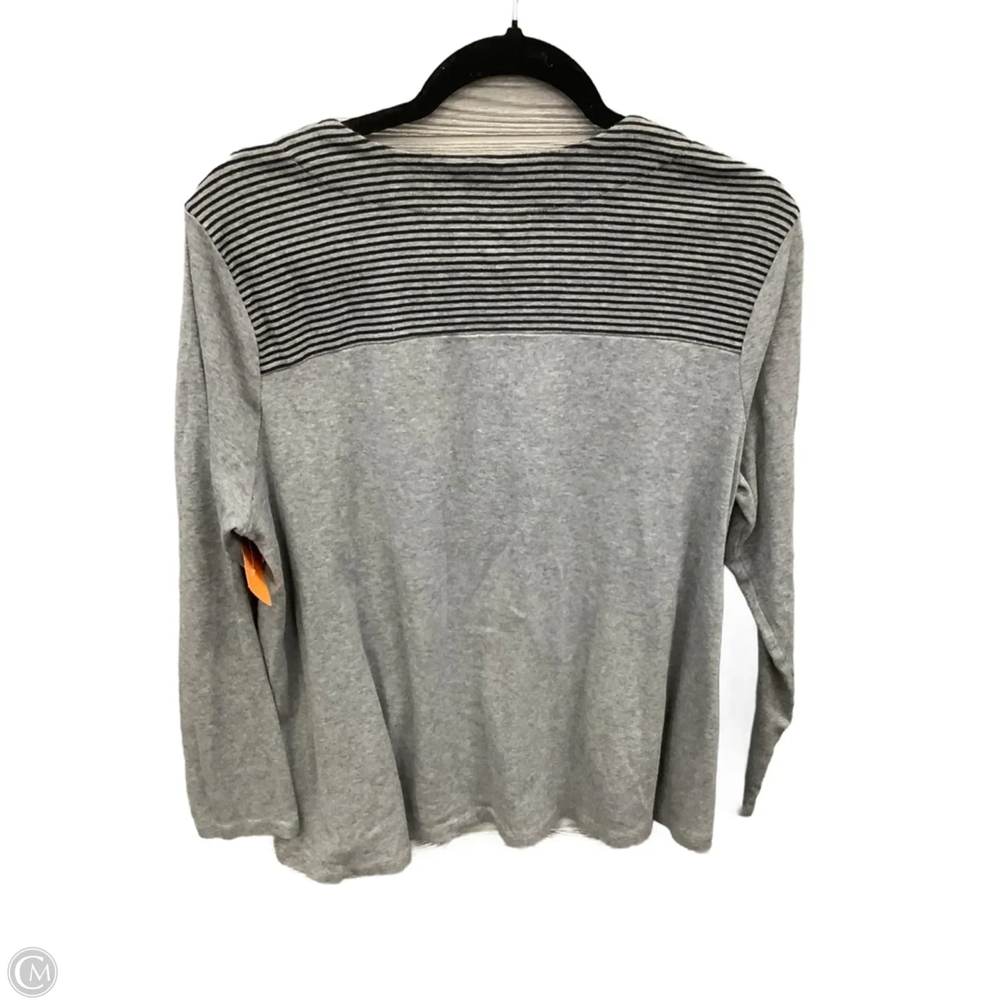 Top Long Sleeve By J. Jill In Grey, Size: L