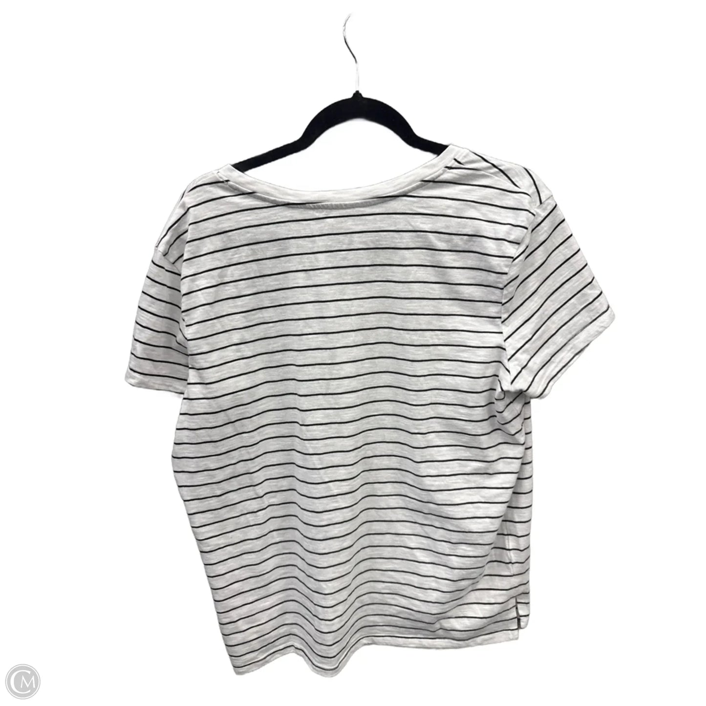 Top Short Sleeve By Falls Creek In White, Size: L