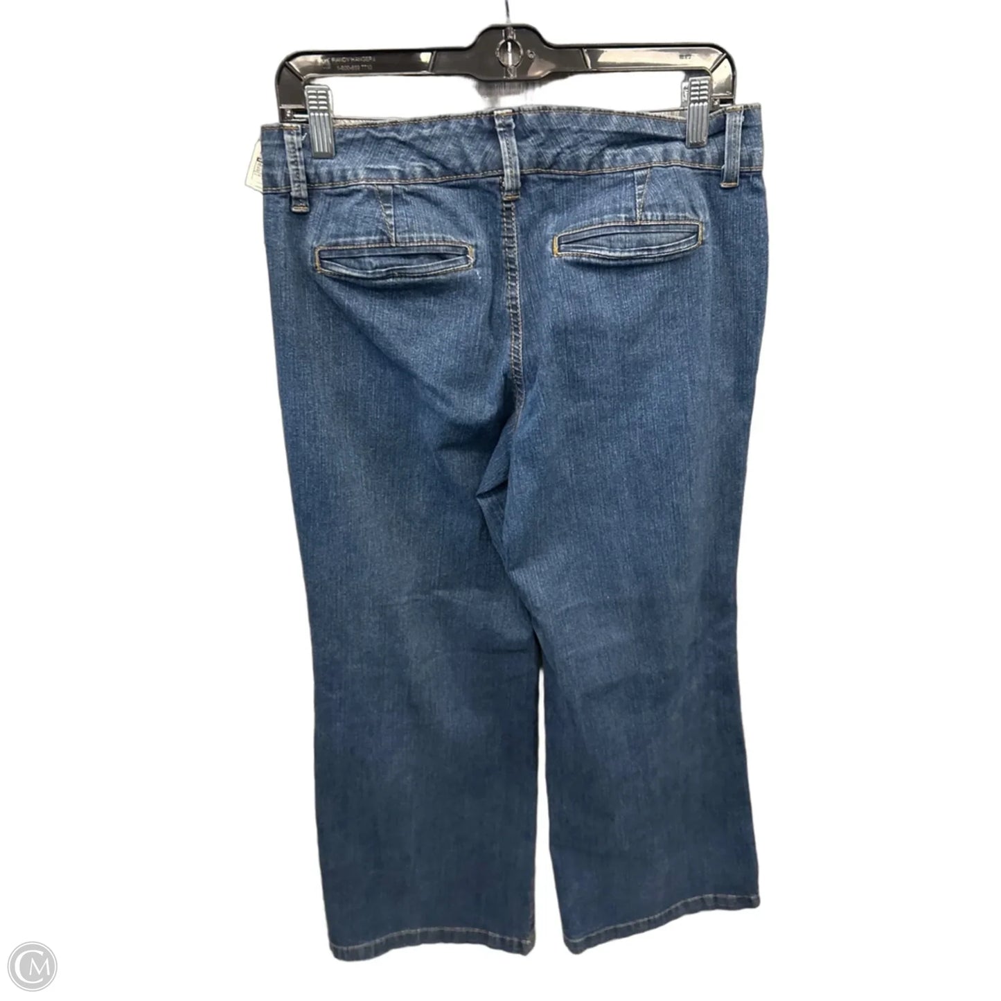 Jeans Wide Leg By Faded Glory In Blue Denim, Size: 8p