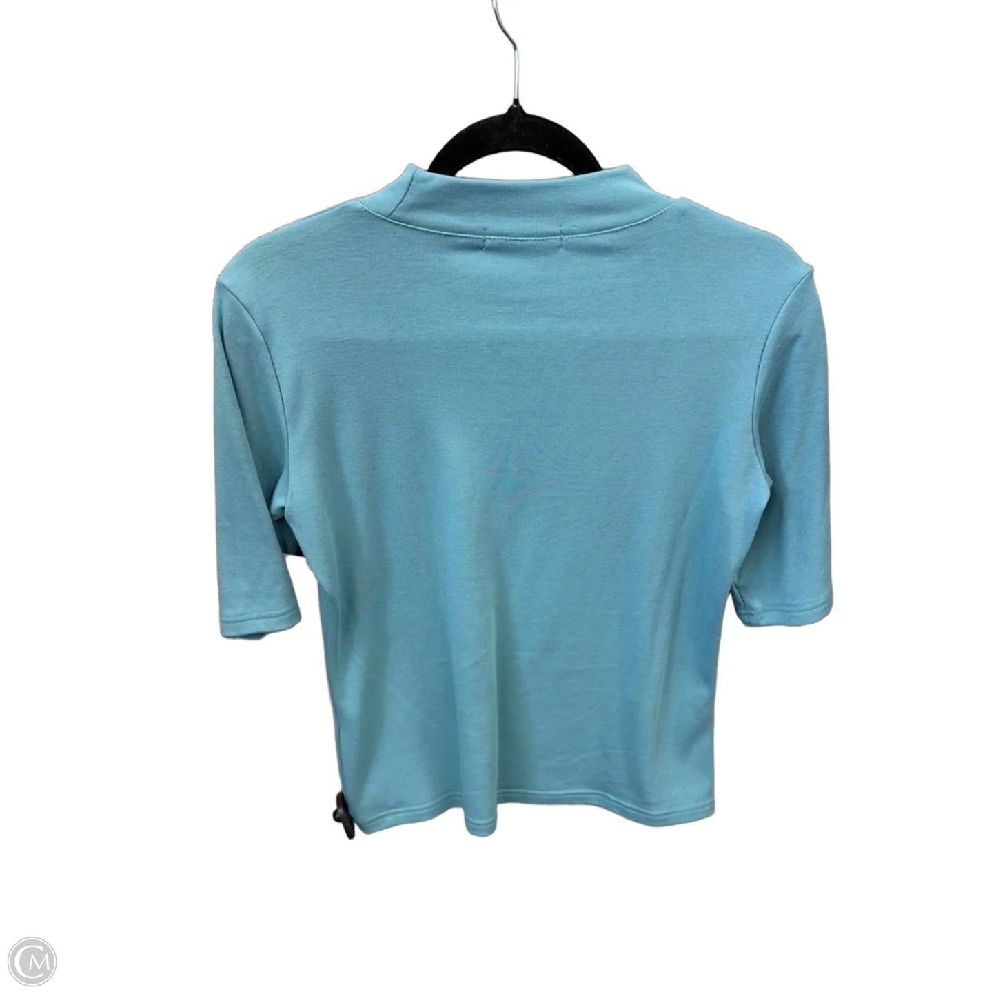 Top Short Sleeve By Cme In Blue, Size: M