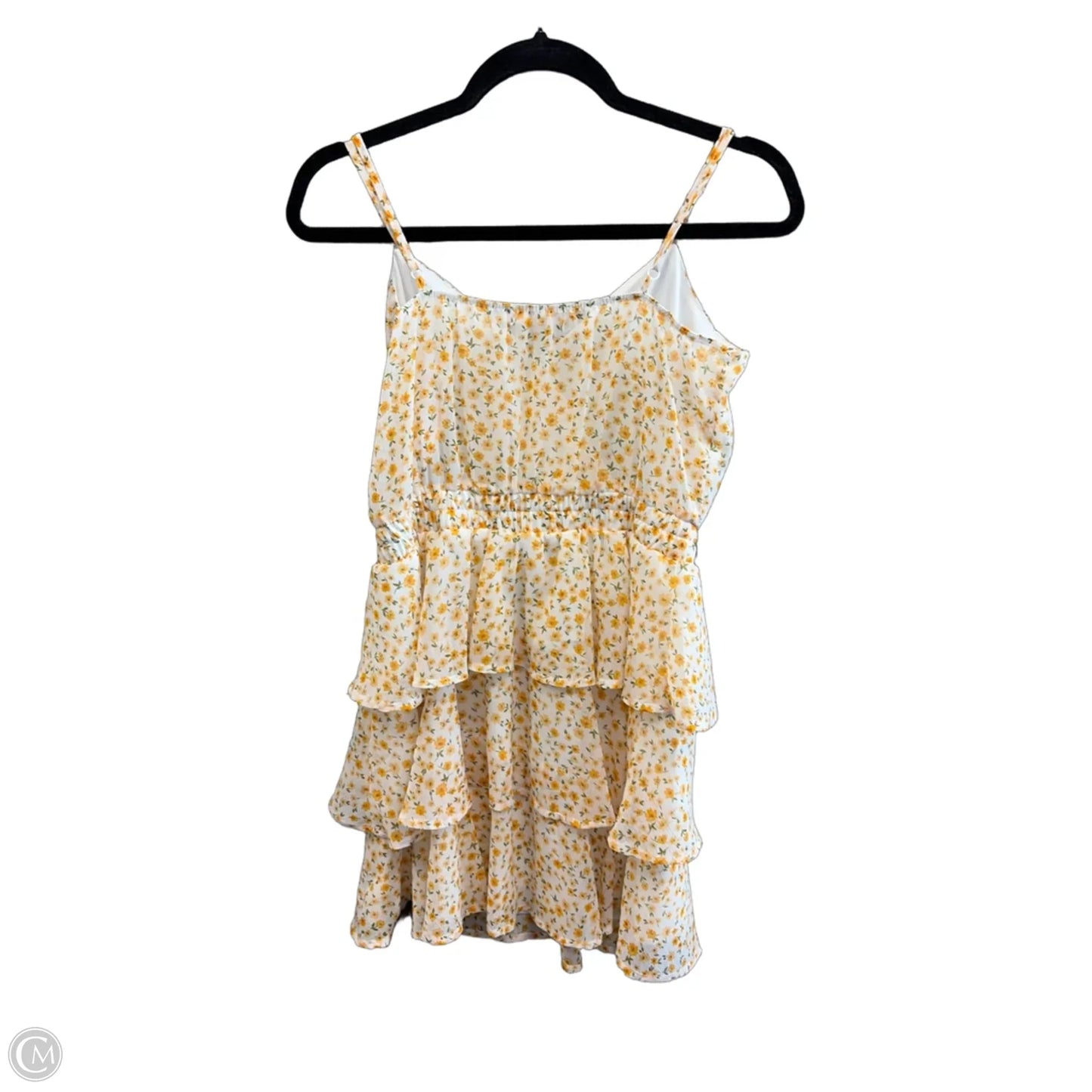 Dress Casual Short By Mi Ami In Yellow, Size: S