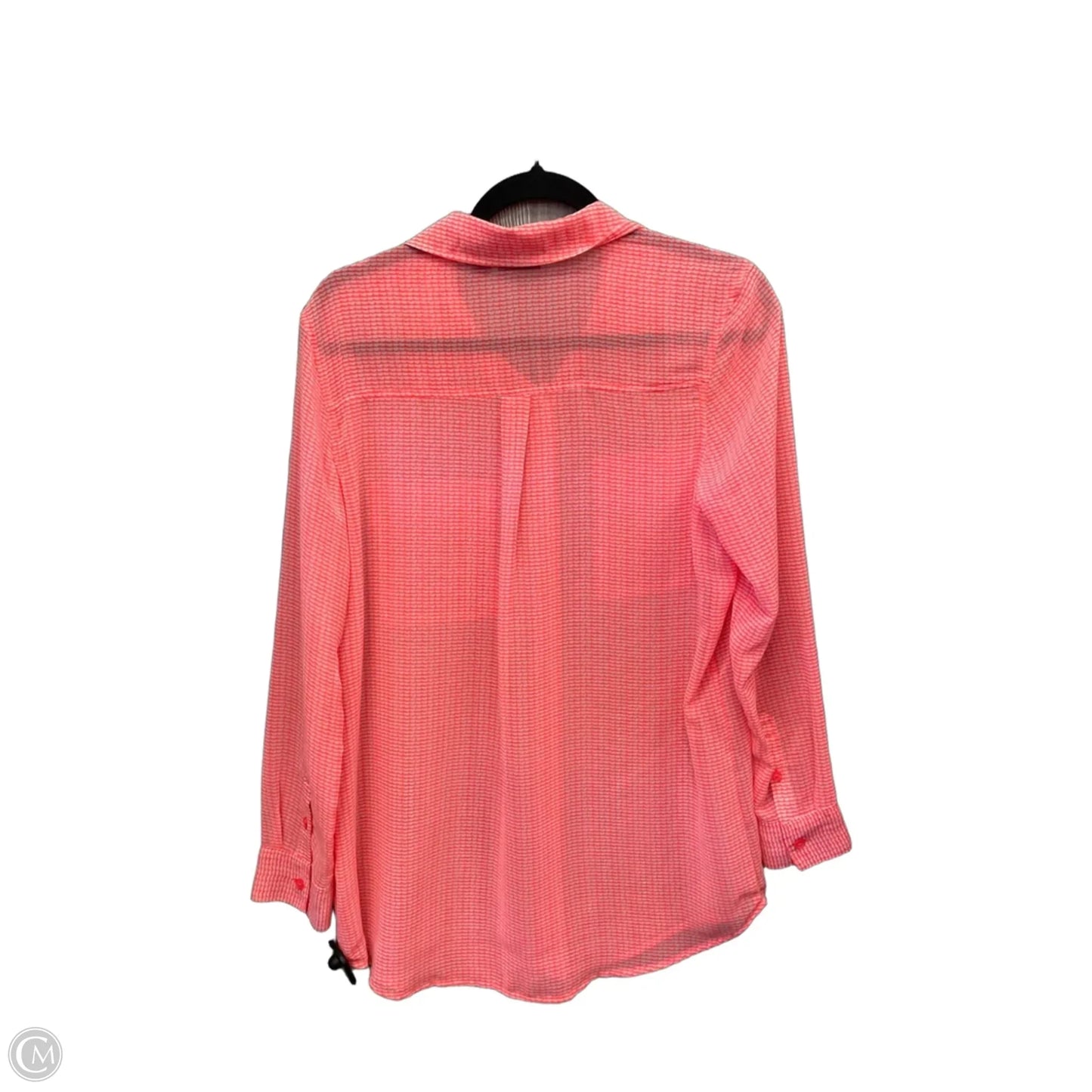 Top Long Sleeve By Ana In Orange, Size: M