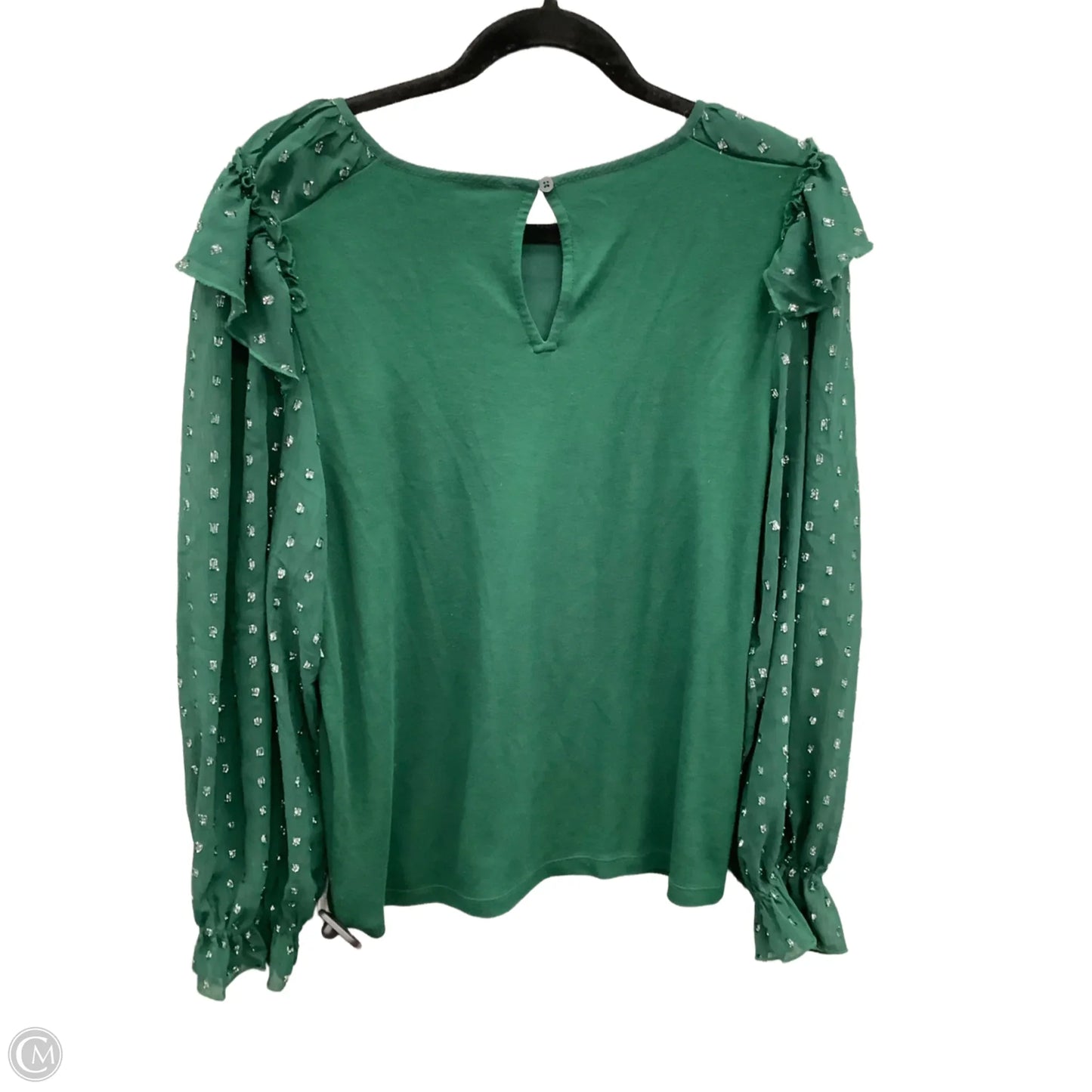Top Long Sleeve By Loft In Green, Size: Xl