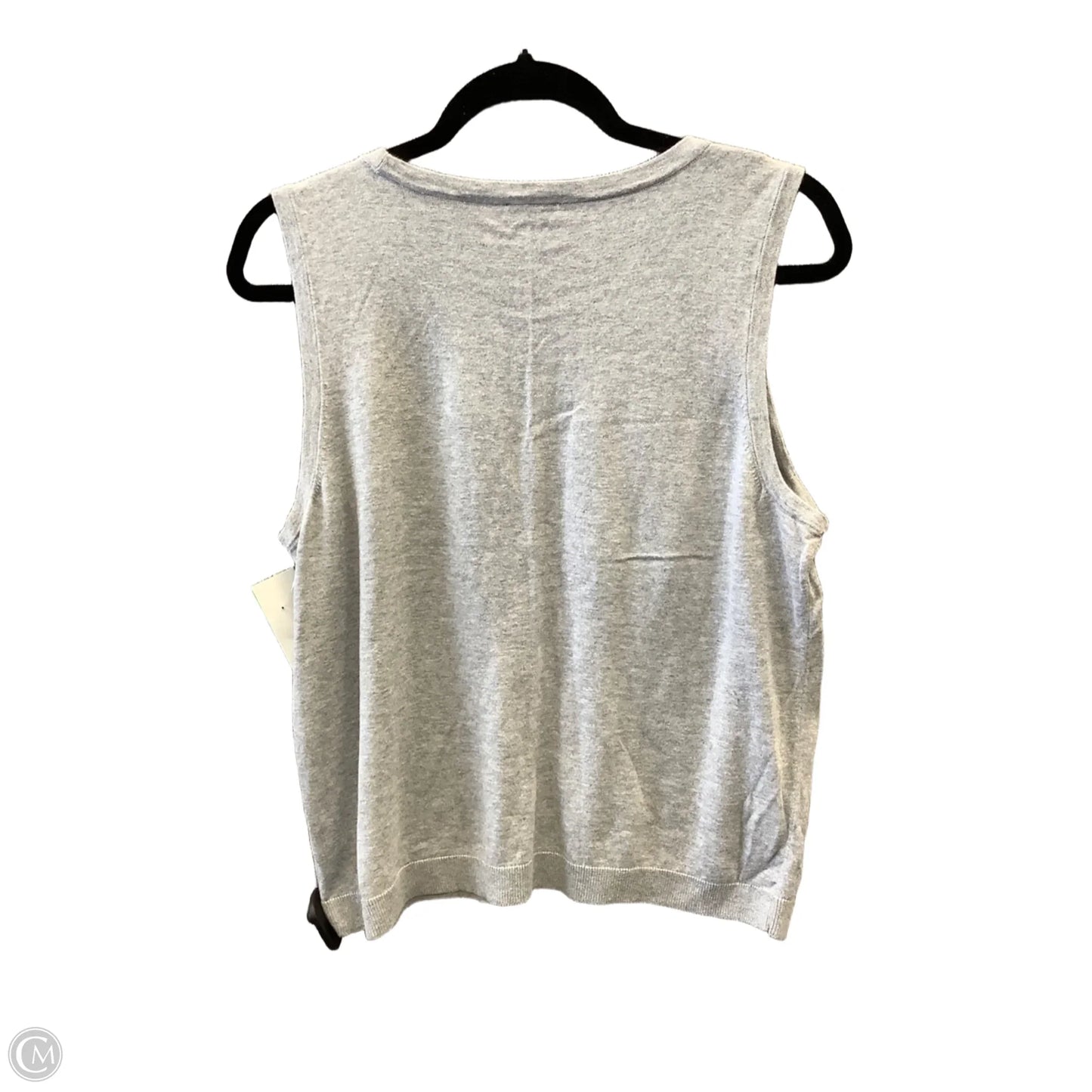 Top Sleeveless By Talbots In Grey, Size: Xlp