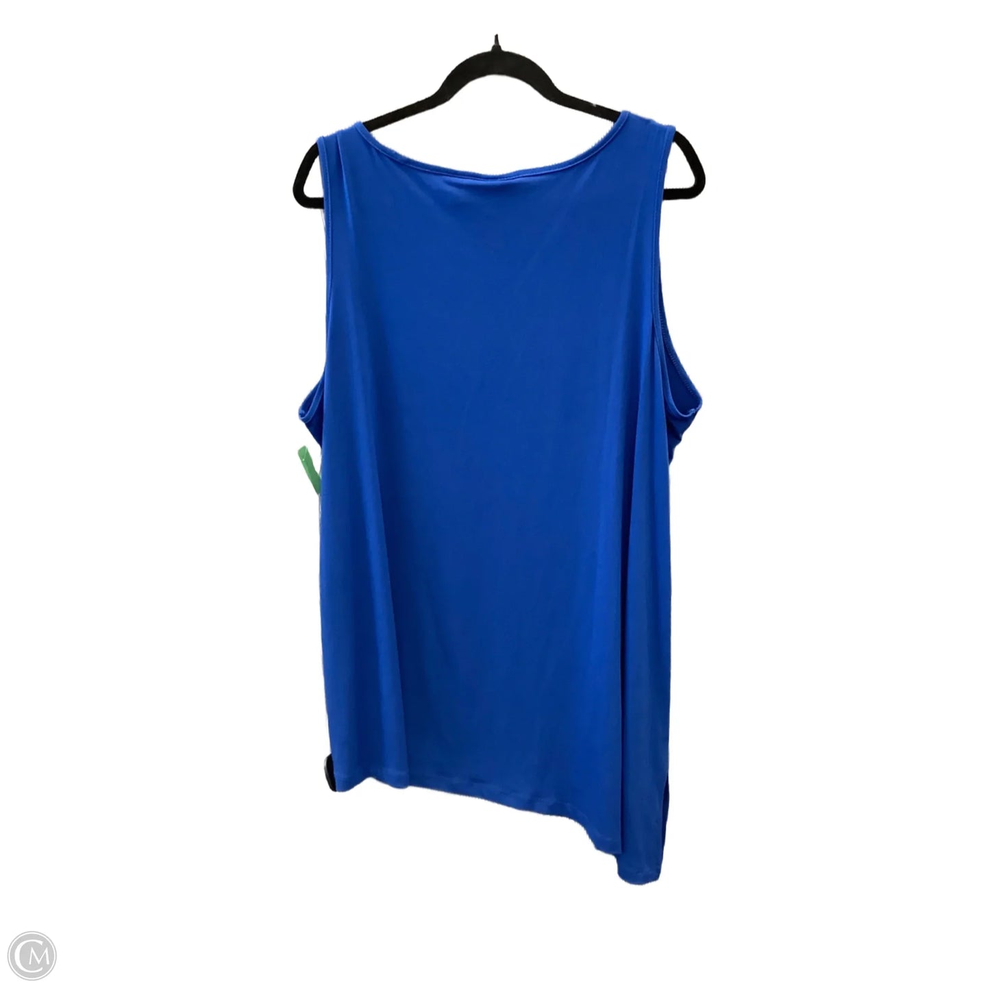 Top Sleeveless By Susan Graver In Blue, Size: 2x