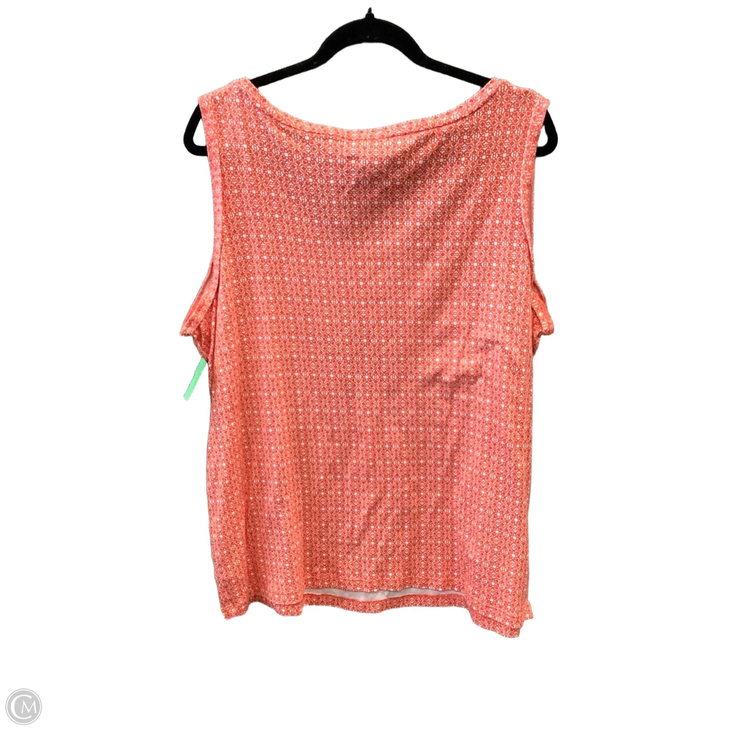 Top Sleeveless By Jones New York In Orange, Size: 2x