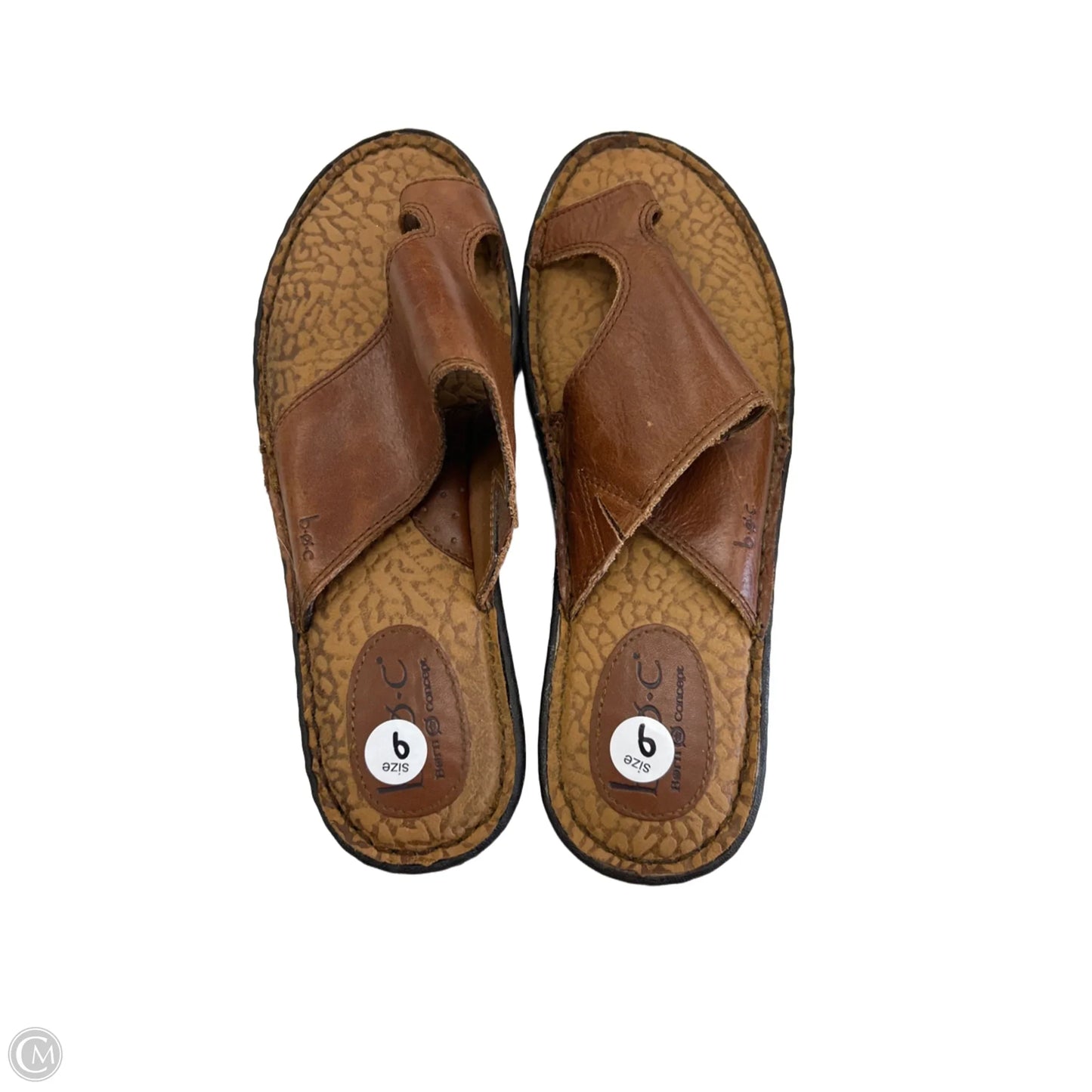 Sandals Flip Flops By Boc In Brown, Size: 9