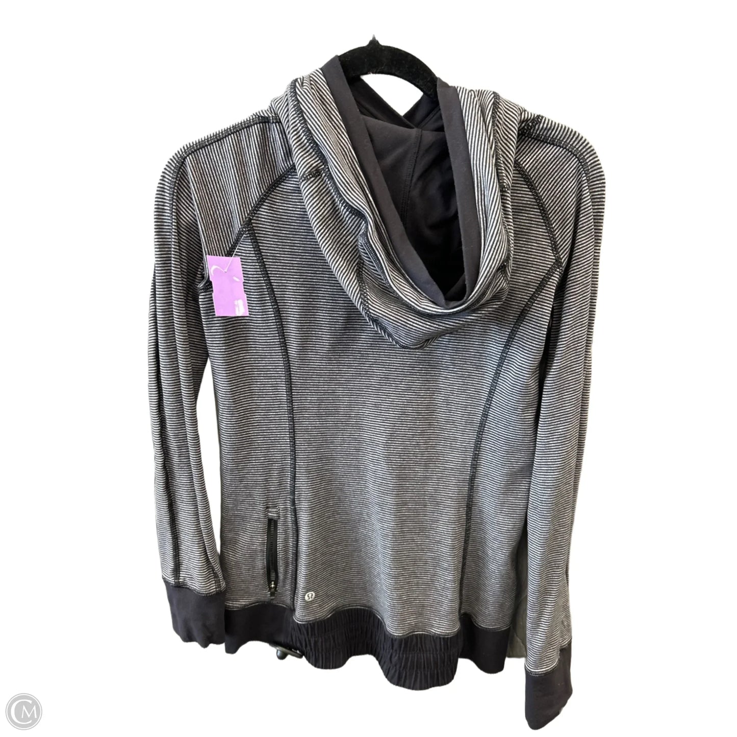 Top Long Sleeve By Lululemon In Striped Pattern, Size: 6