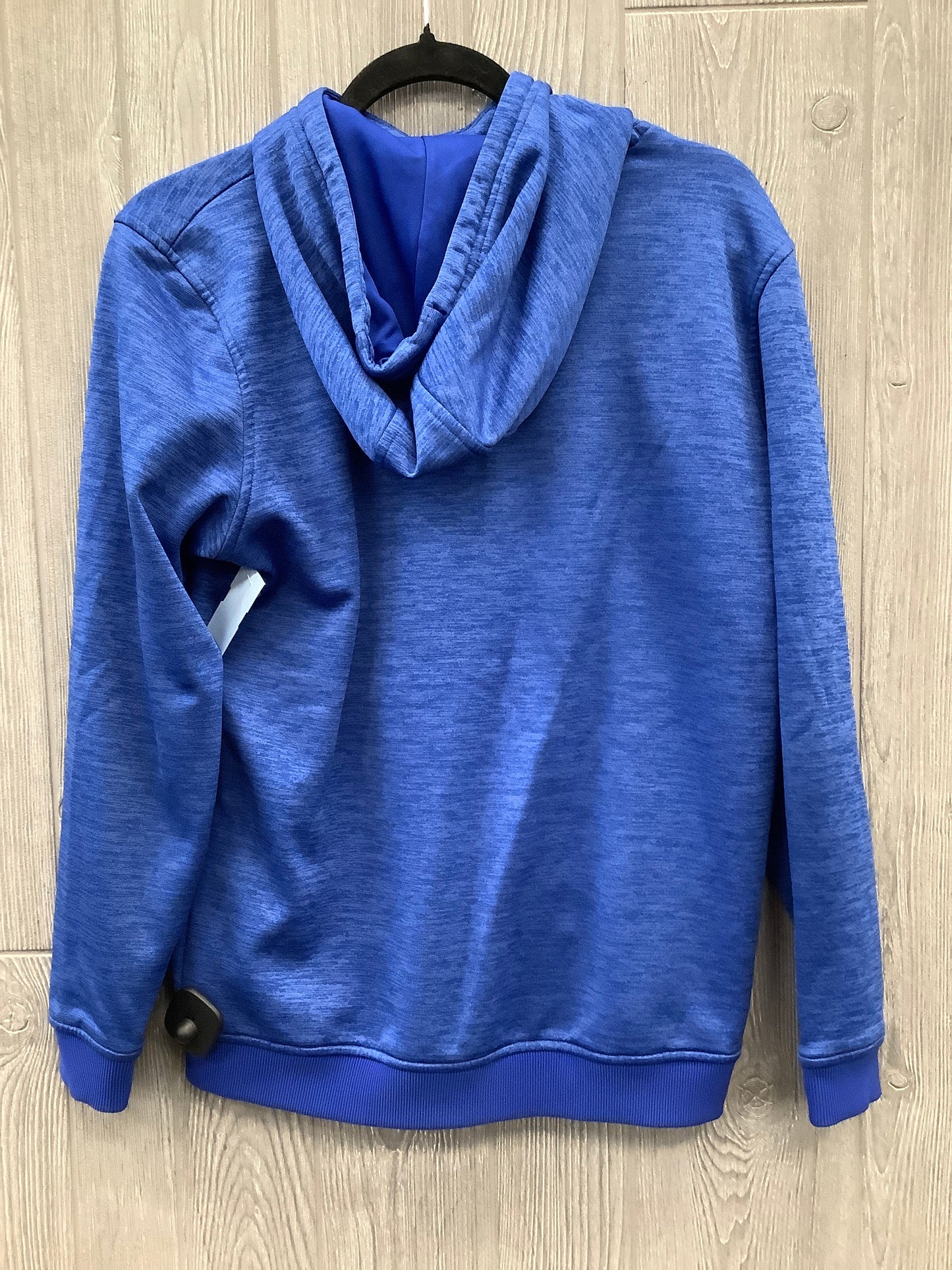 Athletic Sweatshirt Hoodie By Under Armour In Blue, Size: S