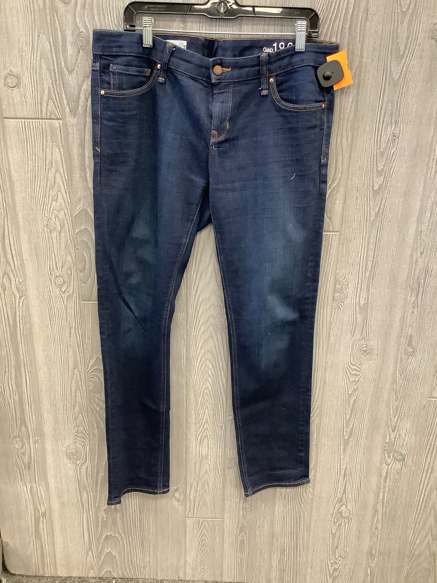 Jeans Straight By Gap In Blue, Size: 14