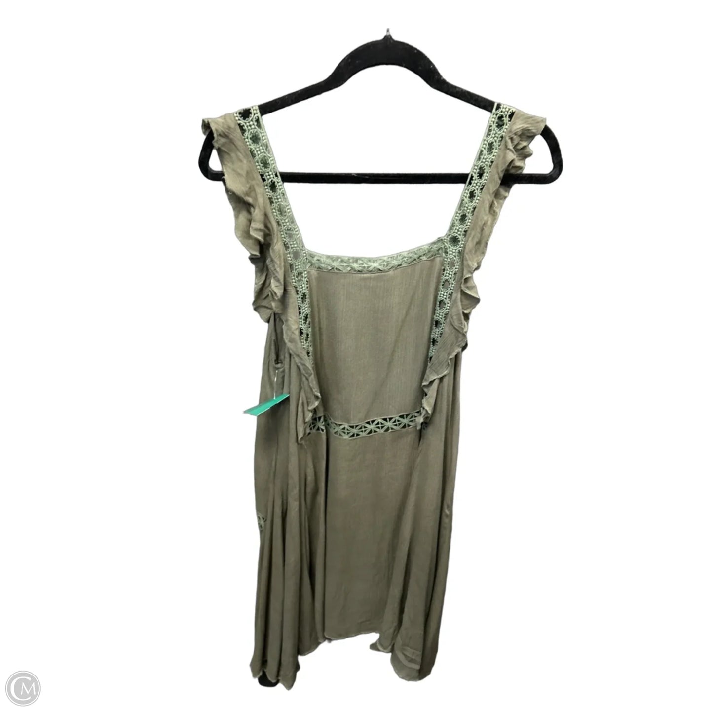 Dress Casual Midi By Hem & Thread In Green, Size: S