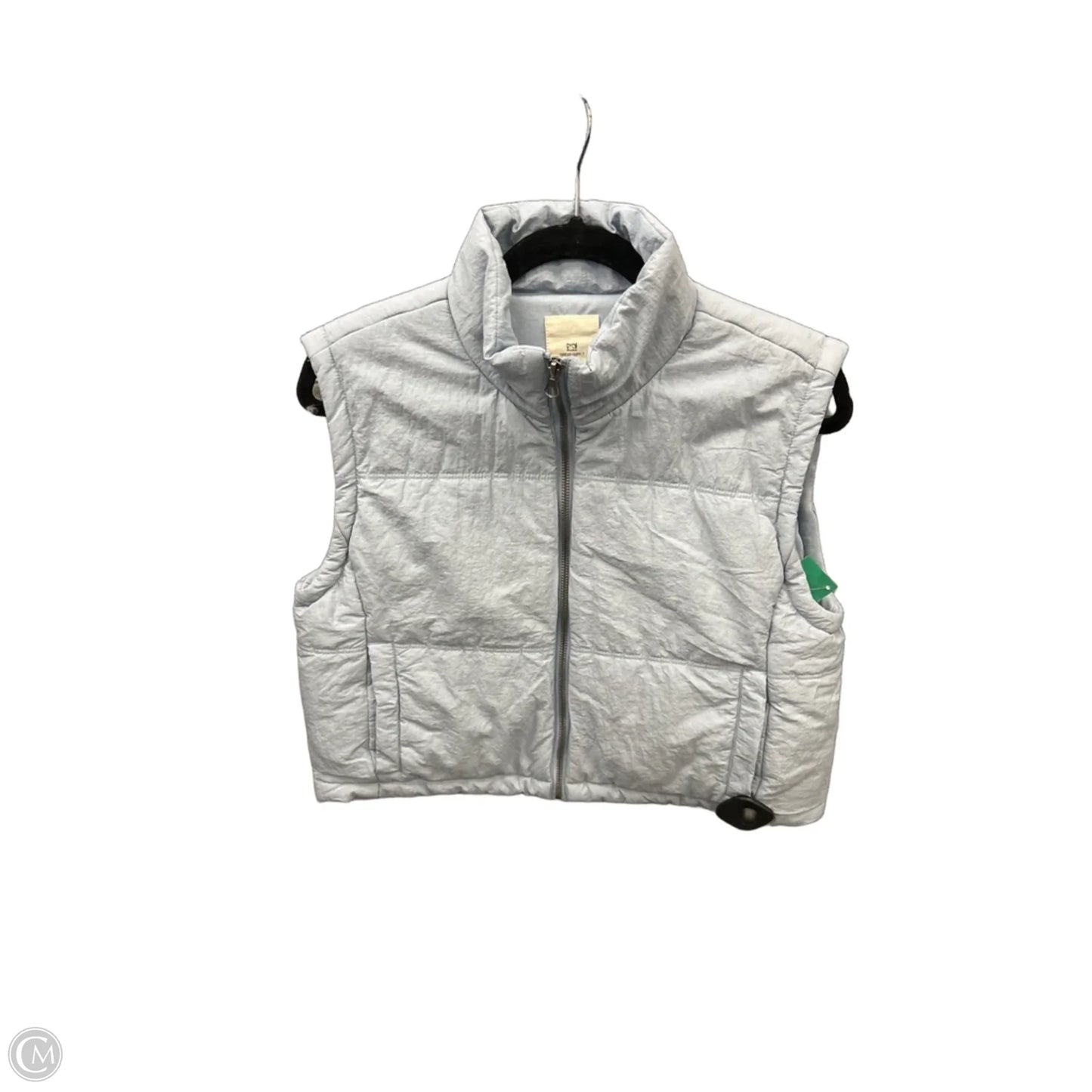 Vest Puffer & Quilted By Thread And Supply In Blue, Size: S