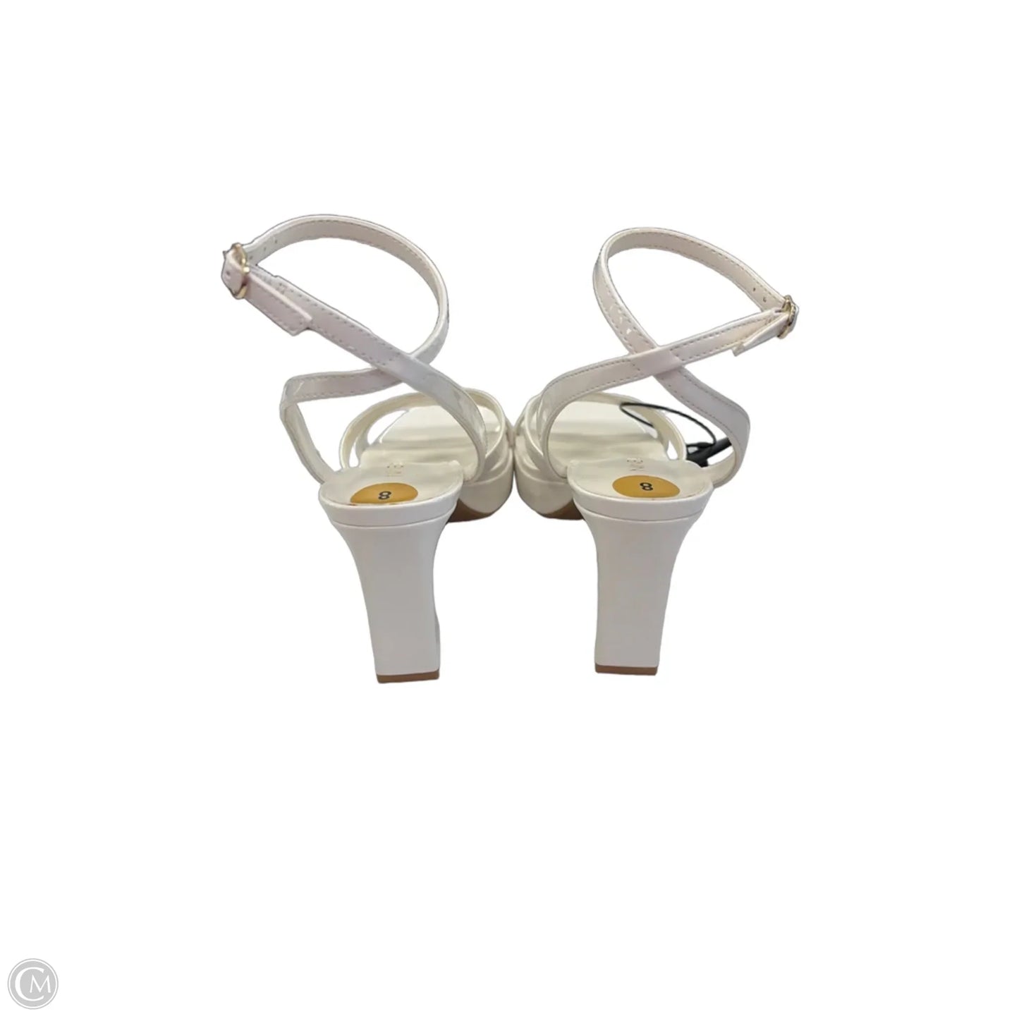 Shoes Heels Block By Nine West In White, Size: 8