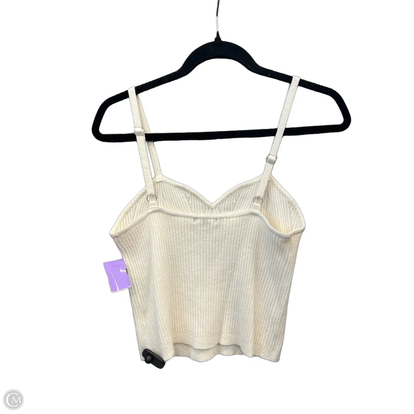 Top Sleeveless By Wild Fable In Cream, Size: L
