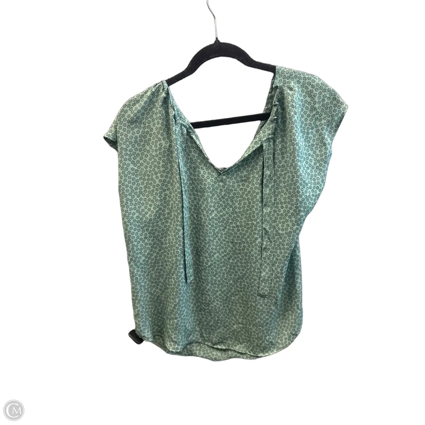 Top Short Sleeve By Lc Lauren Conrad In Green, Size: L