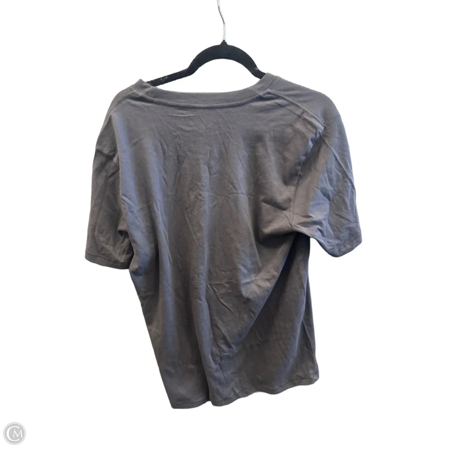 Top Short Sleeve By Clothes Mentor In Grey, Size: M