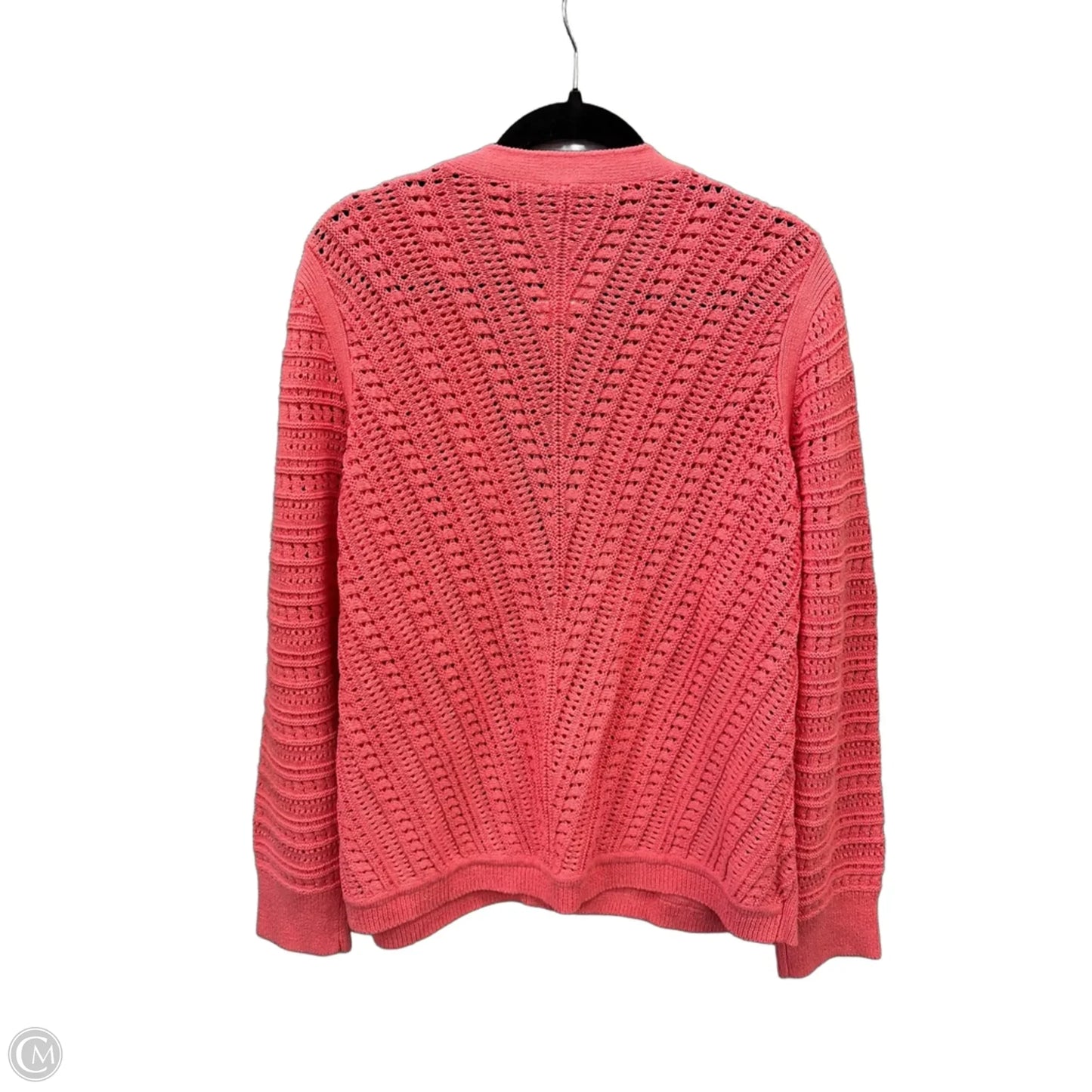 Sweater Cardigan By Talbots In Pink, Size: 3x