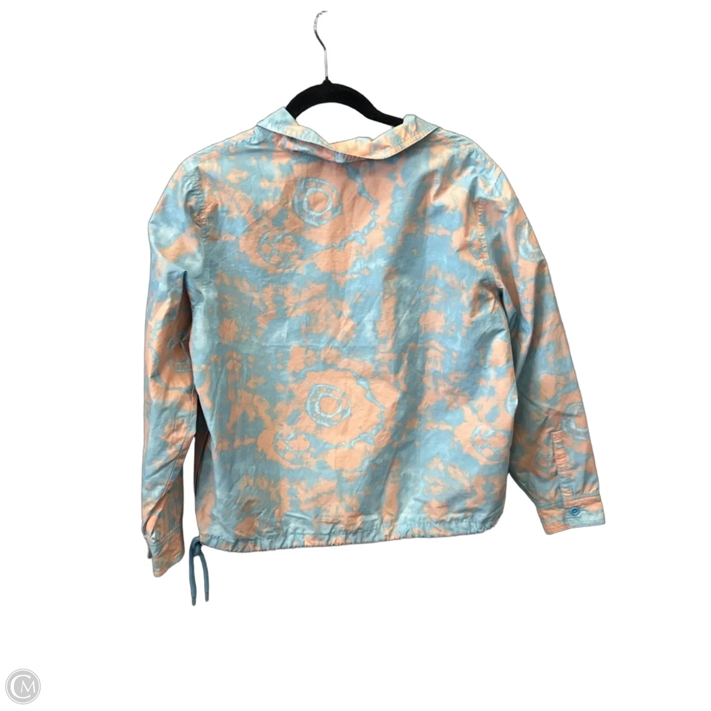 Jacket Shirt By Clothes Mentor In Blue & Orange, Size: S