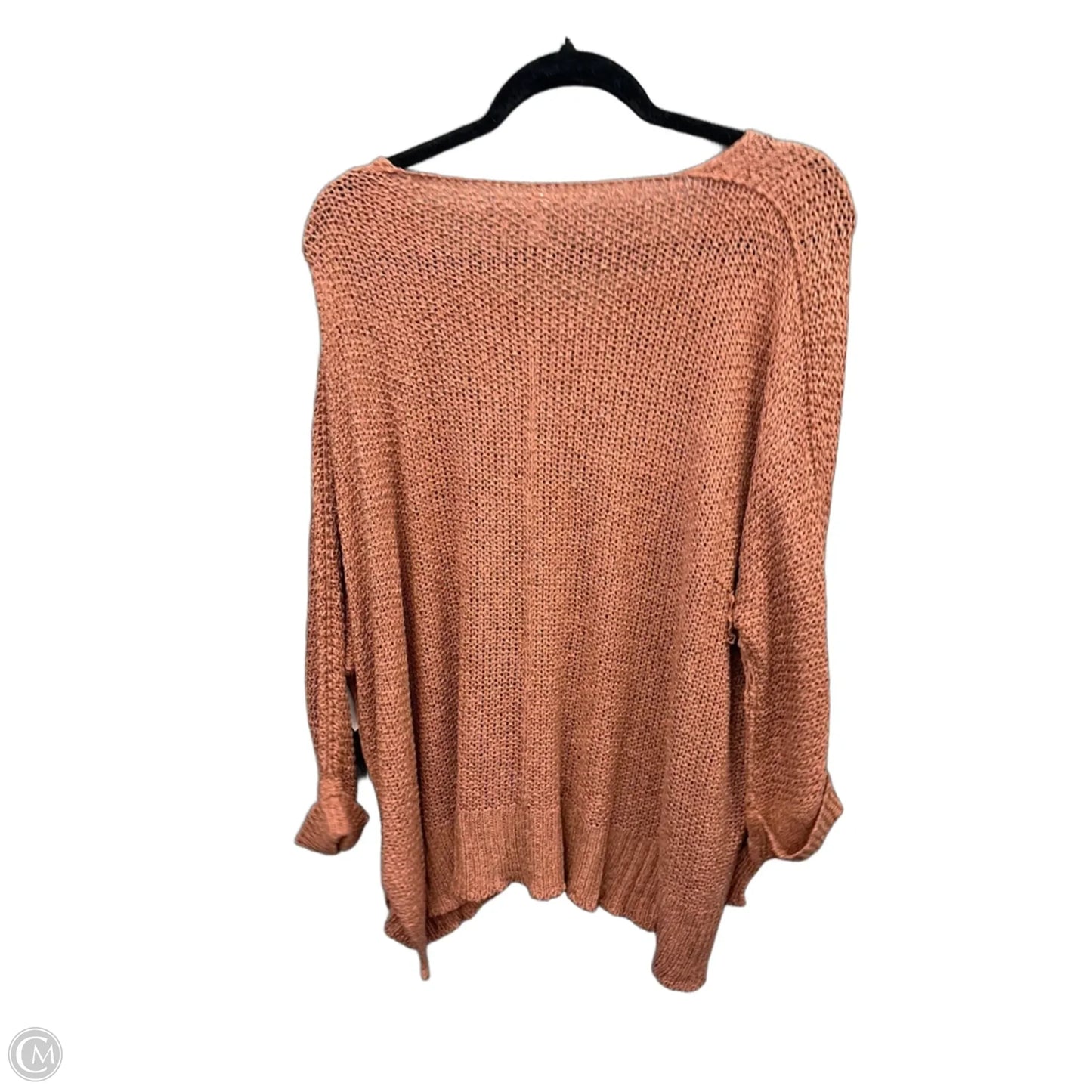 Top Long Sleeve By Wishlist In Brown, Size: S
