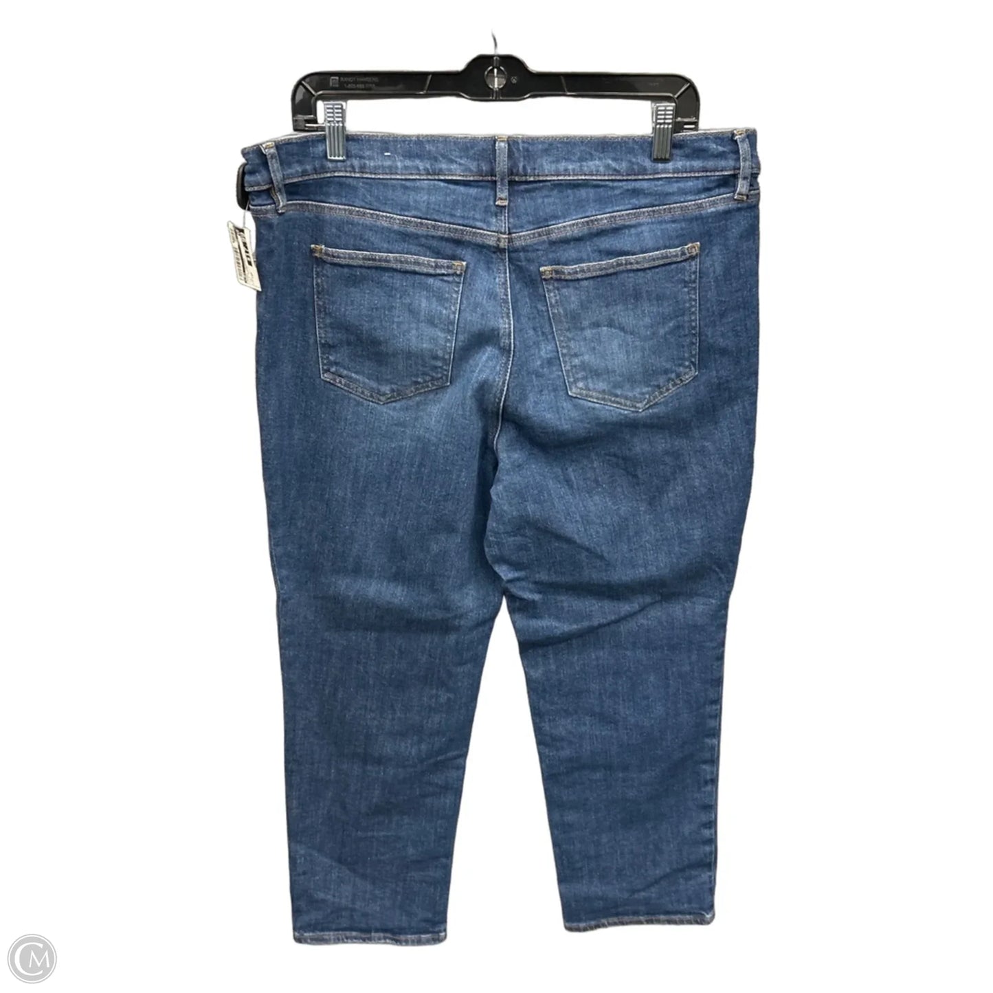 Jeans Cropped By Loft In Blue Denim, Size: 14p