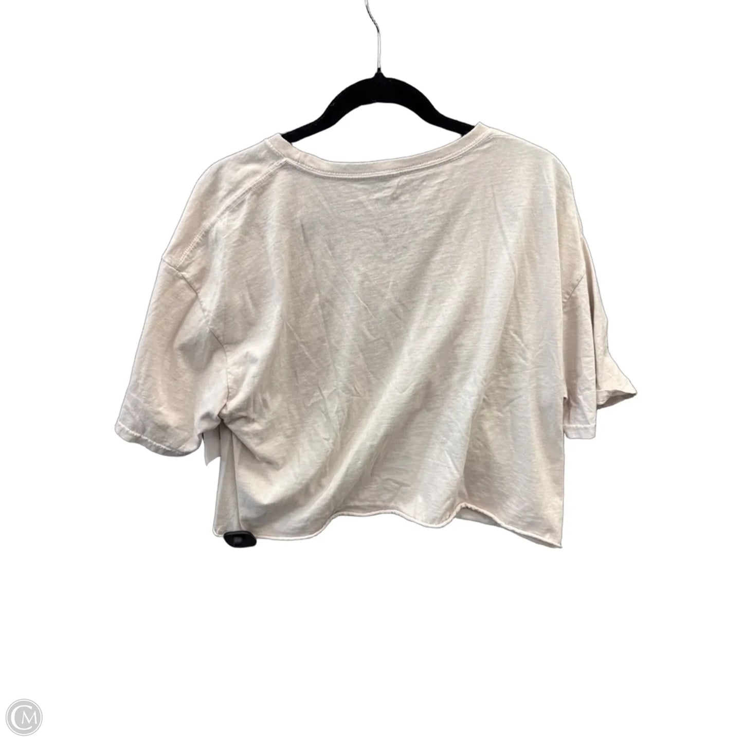 Top Short Sleeve By Clothes Mentor In Cream, Size: Xl