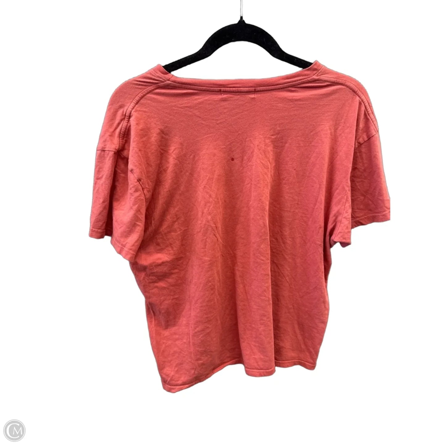 Top Short Sleeve Basic By La Hearts In Orange, Size: L