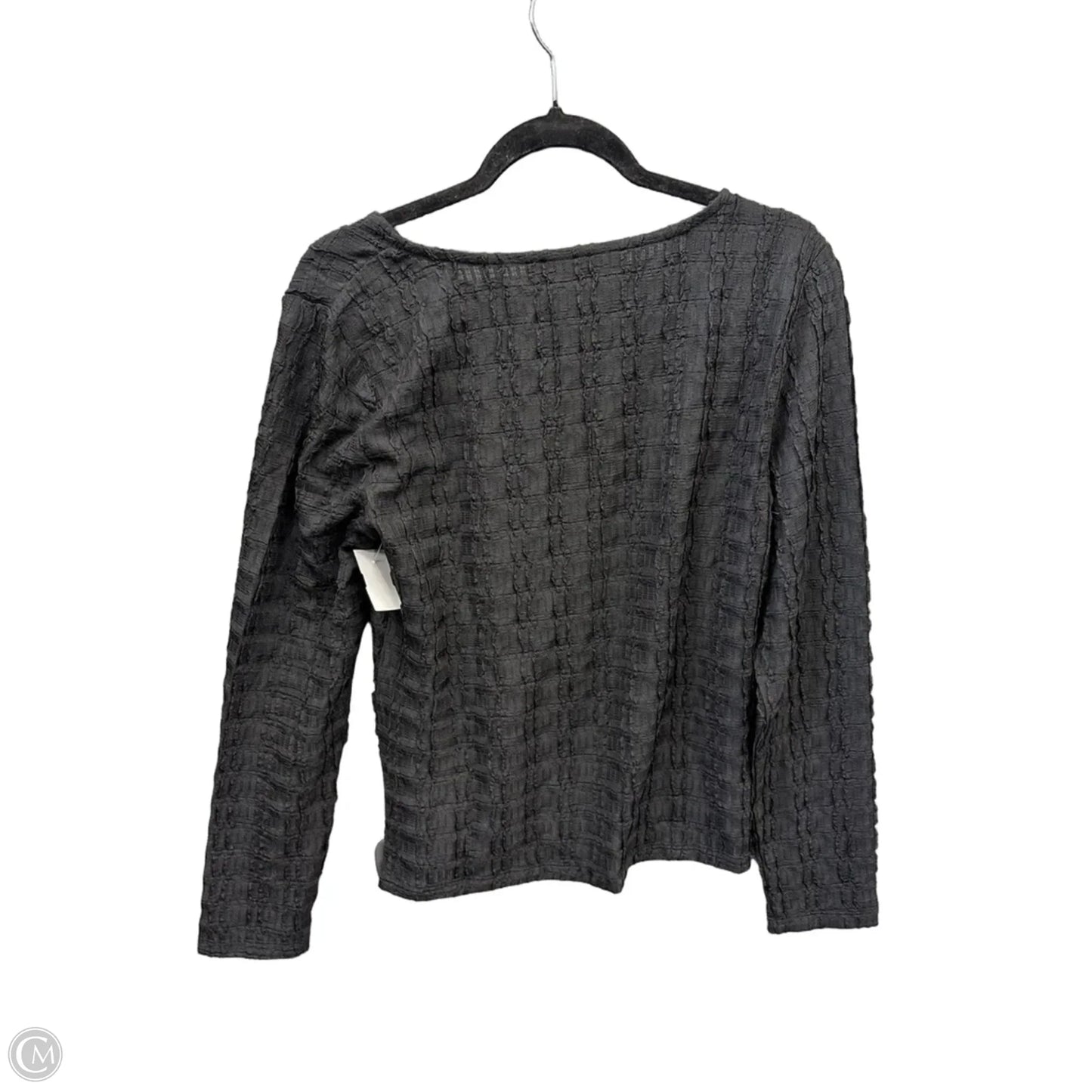 Top Long Sleeve By Loft In Black, Size: L