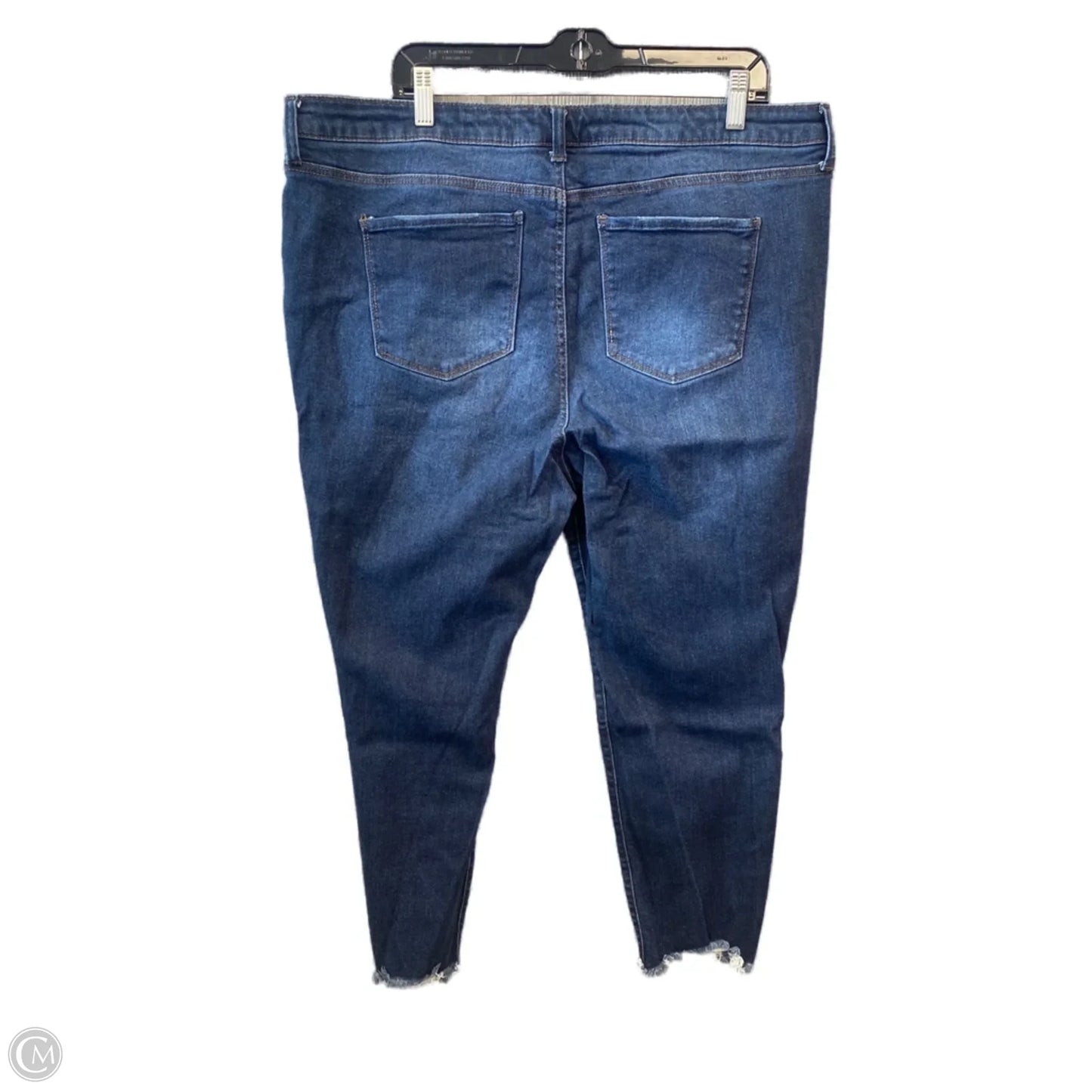 Jeans Skinny By Clothes Mentor In Blue Denim, Size: 22