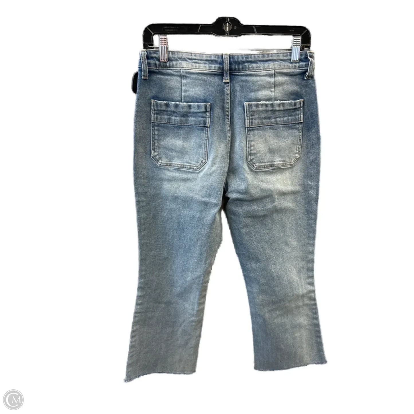 Jeans Flared By Kancan In Blue Denim, Size: 6