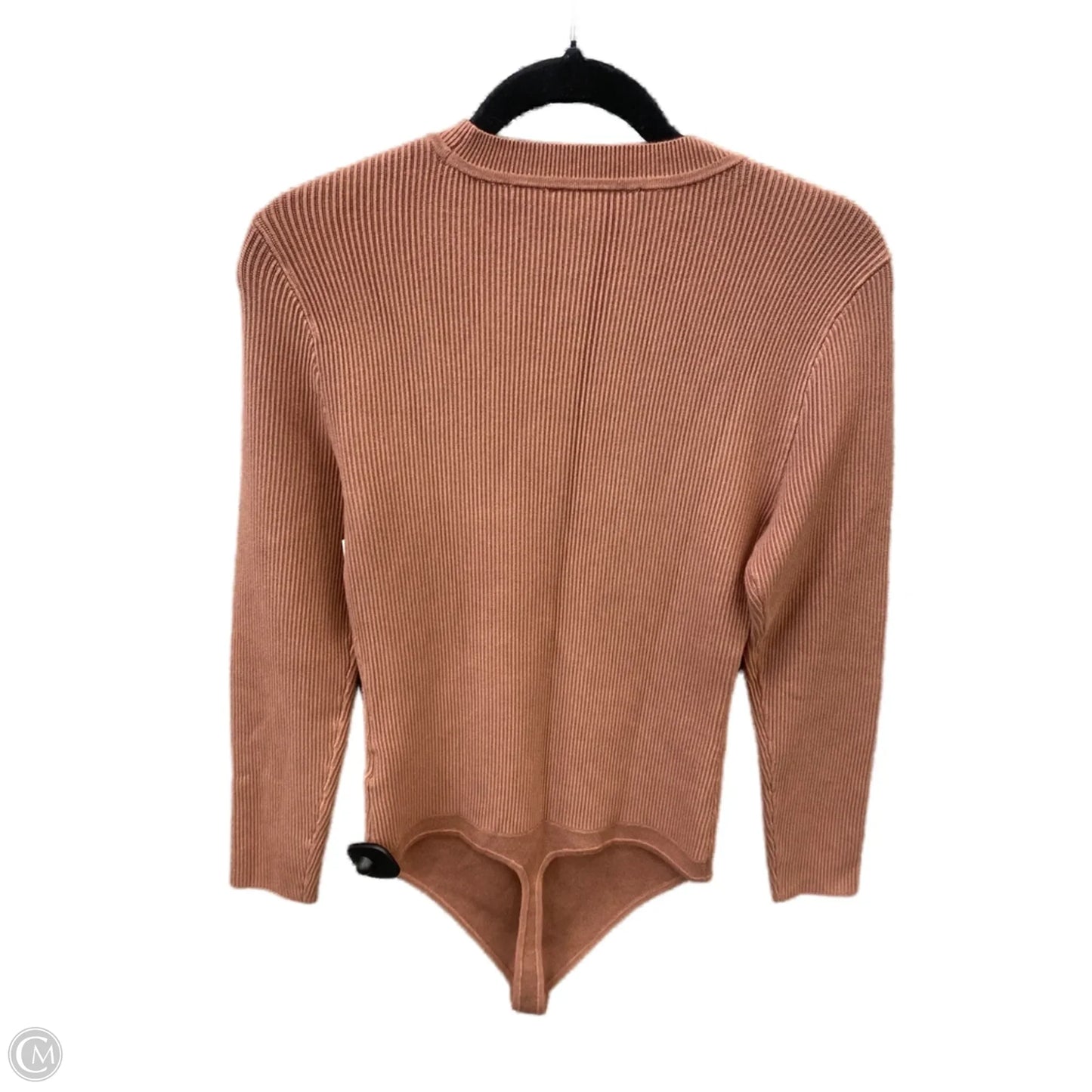 Top Long Sleeve By Abercrombie And Fitch In Brown, Size: L