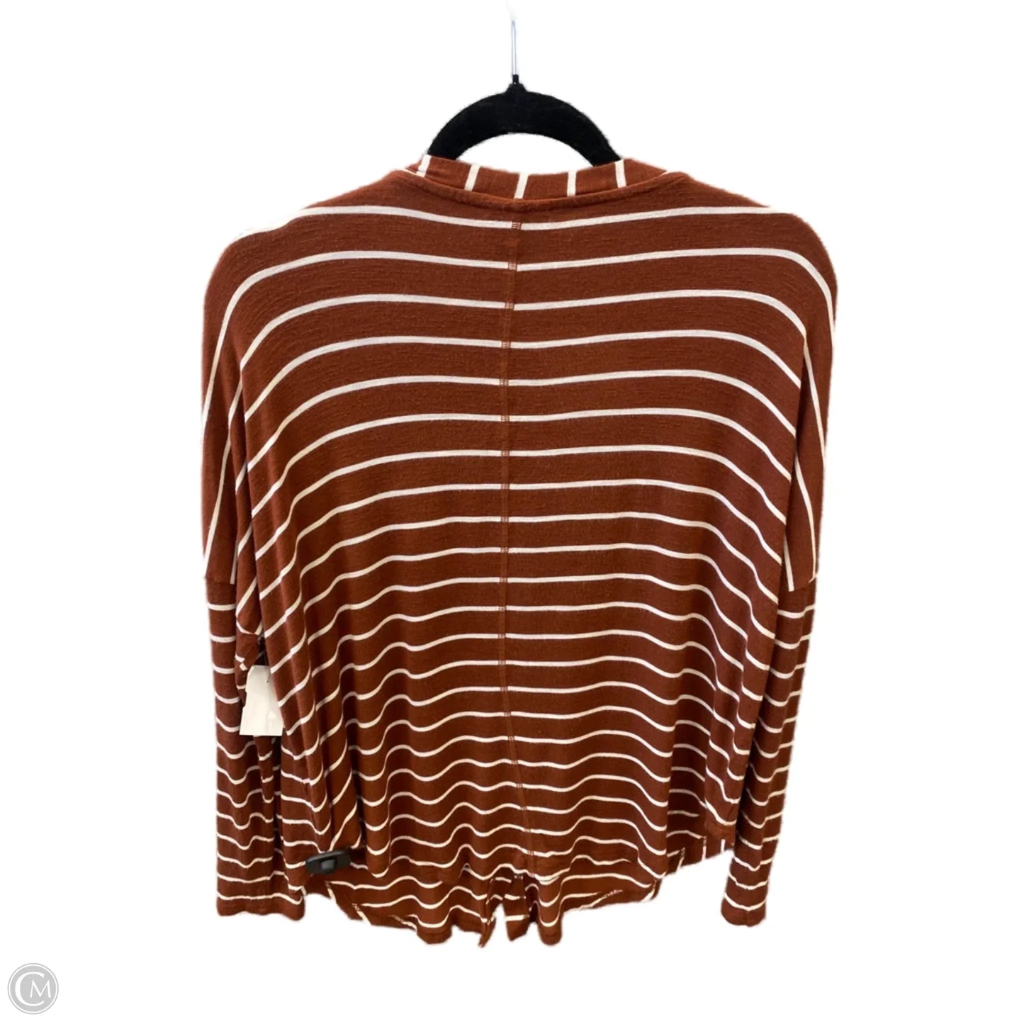 Top Long Sleeve By Ana In Striped Pattern, Size: S