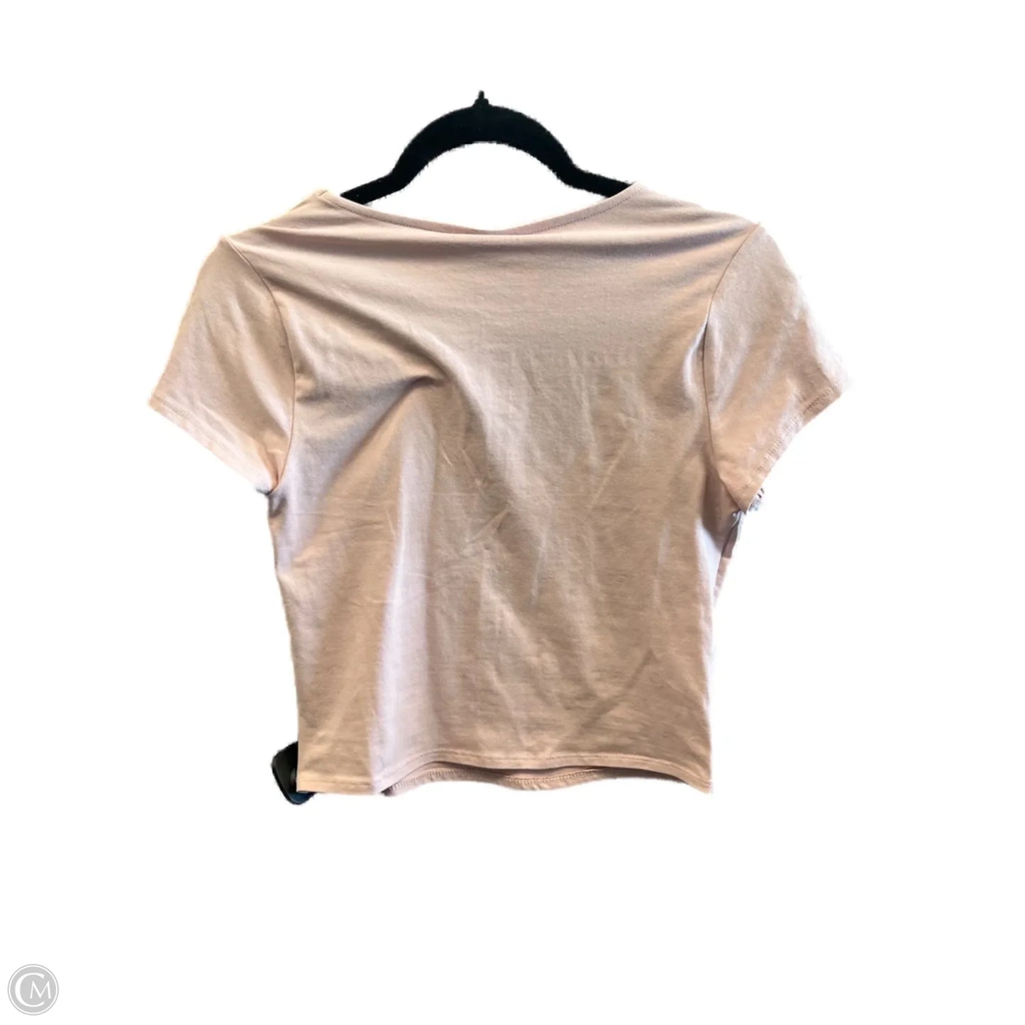 Top Short Sleeve By Wild Fable In Pink, Size: L