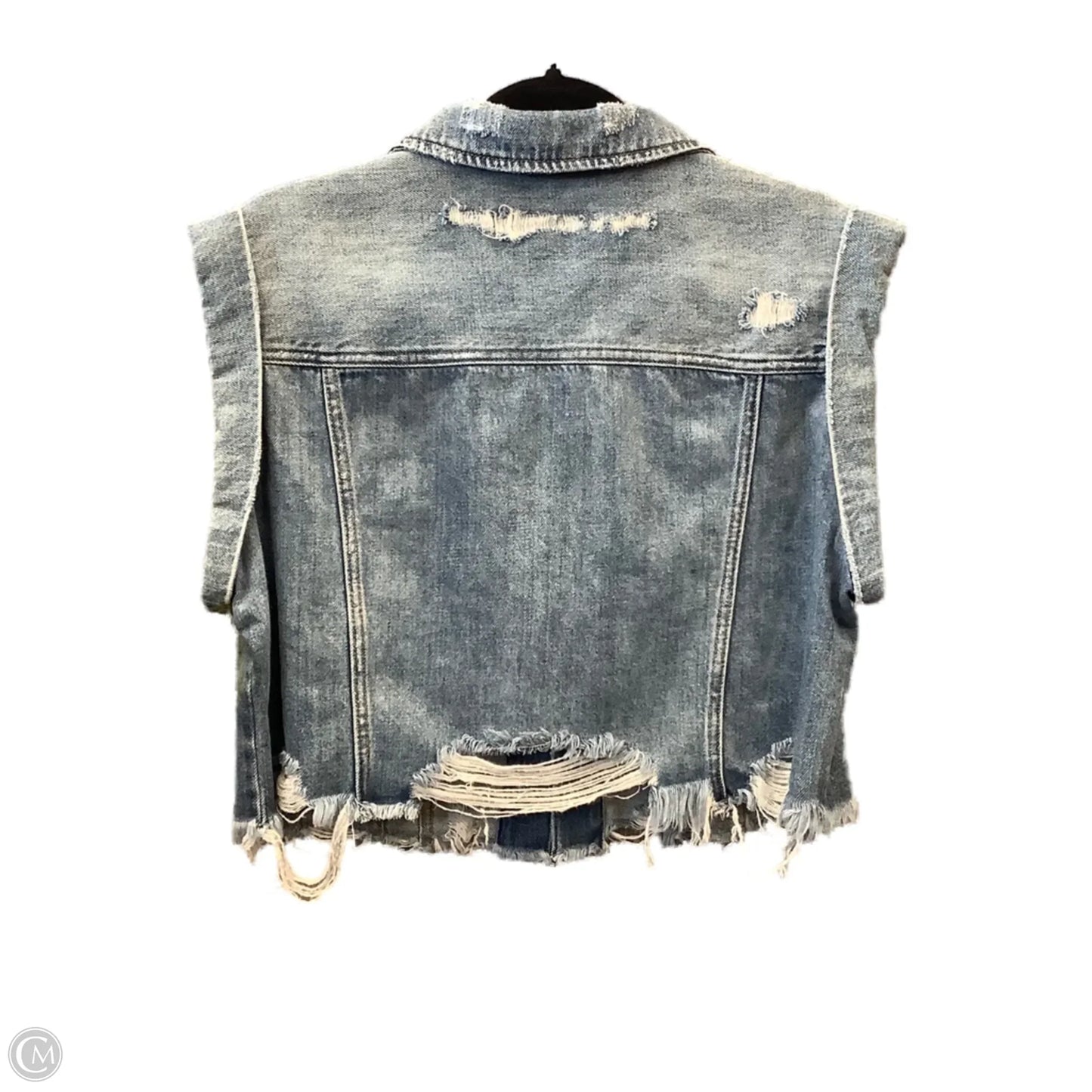 Vest Other By Liverpool In Blue Denim, Size: L