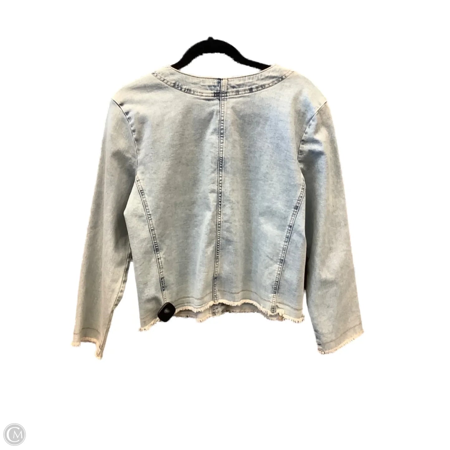 Jacket Denim By Nautica In Blue Denim, Size: L